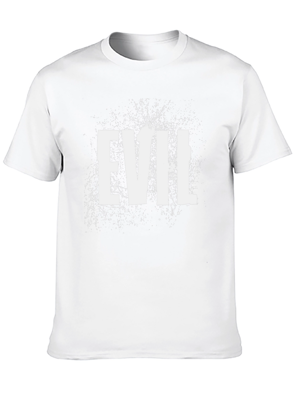 Evil Graphic Print Mens Black T-Shirt