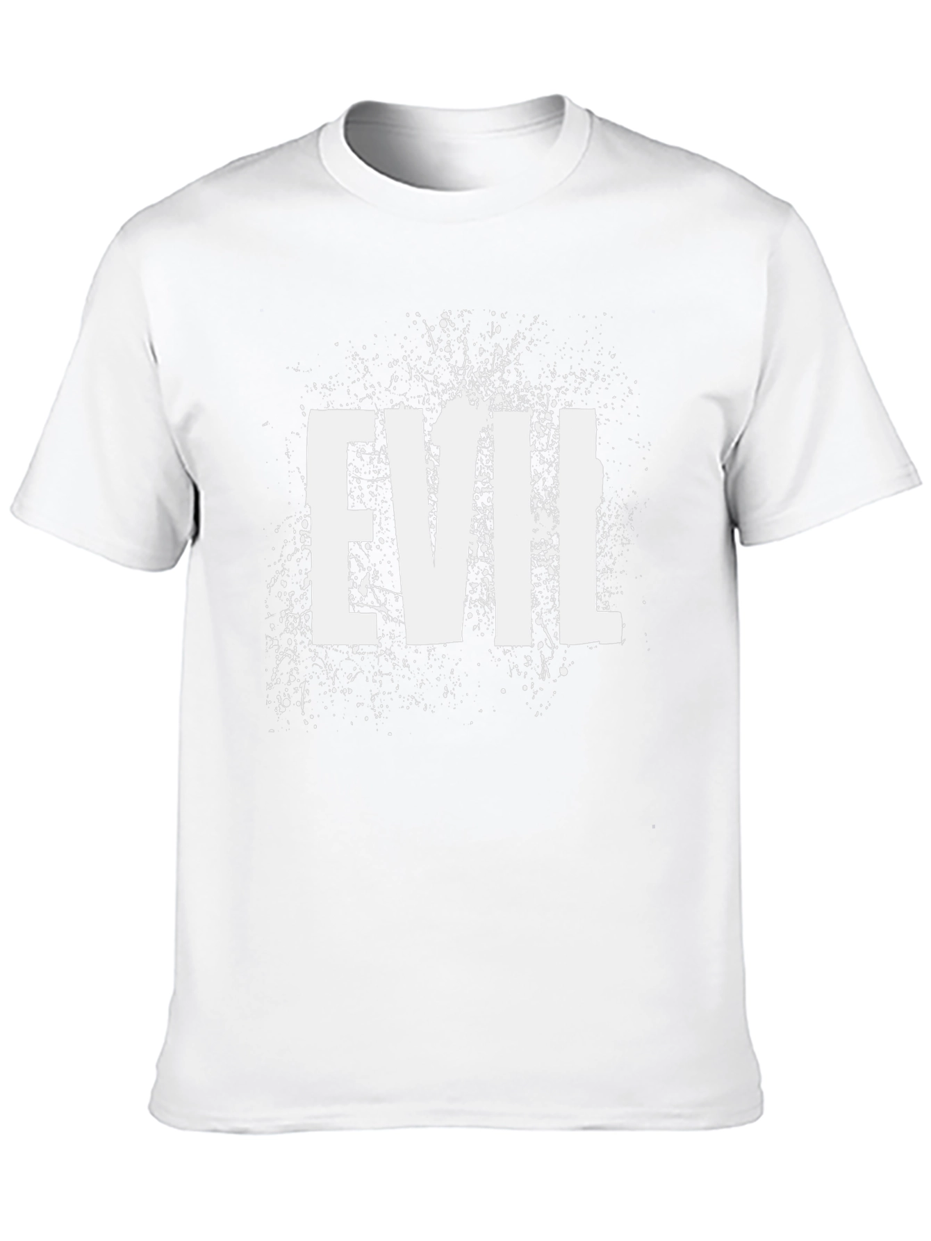 Evil Graphic Print Mens Black T-Shirt