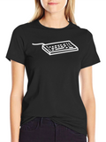 Keyboard Graphic Tee - Retro Tech Style