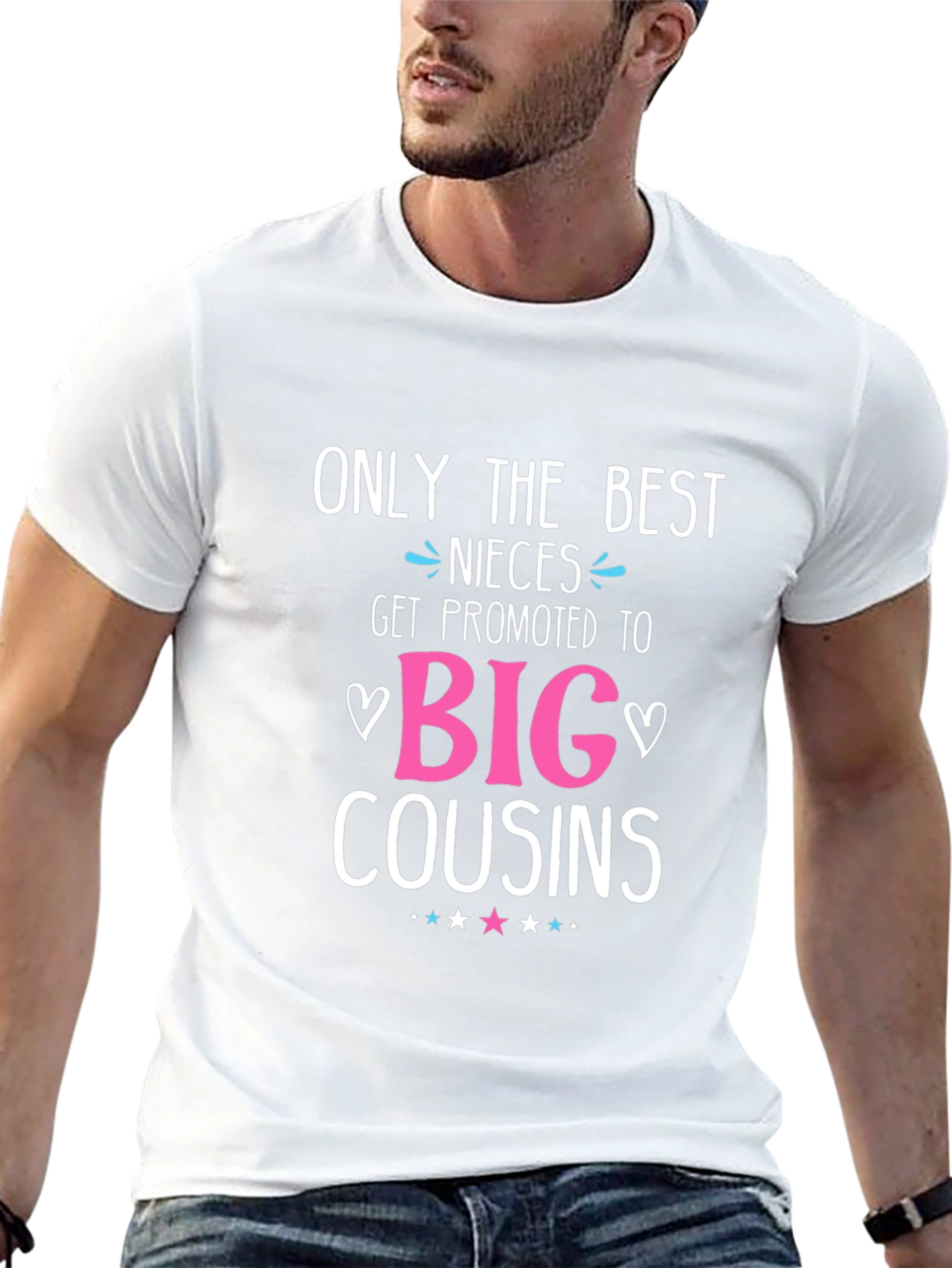 Best Nieces Big Cousins Graphic T-Shirt