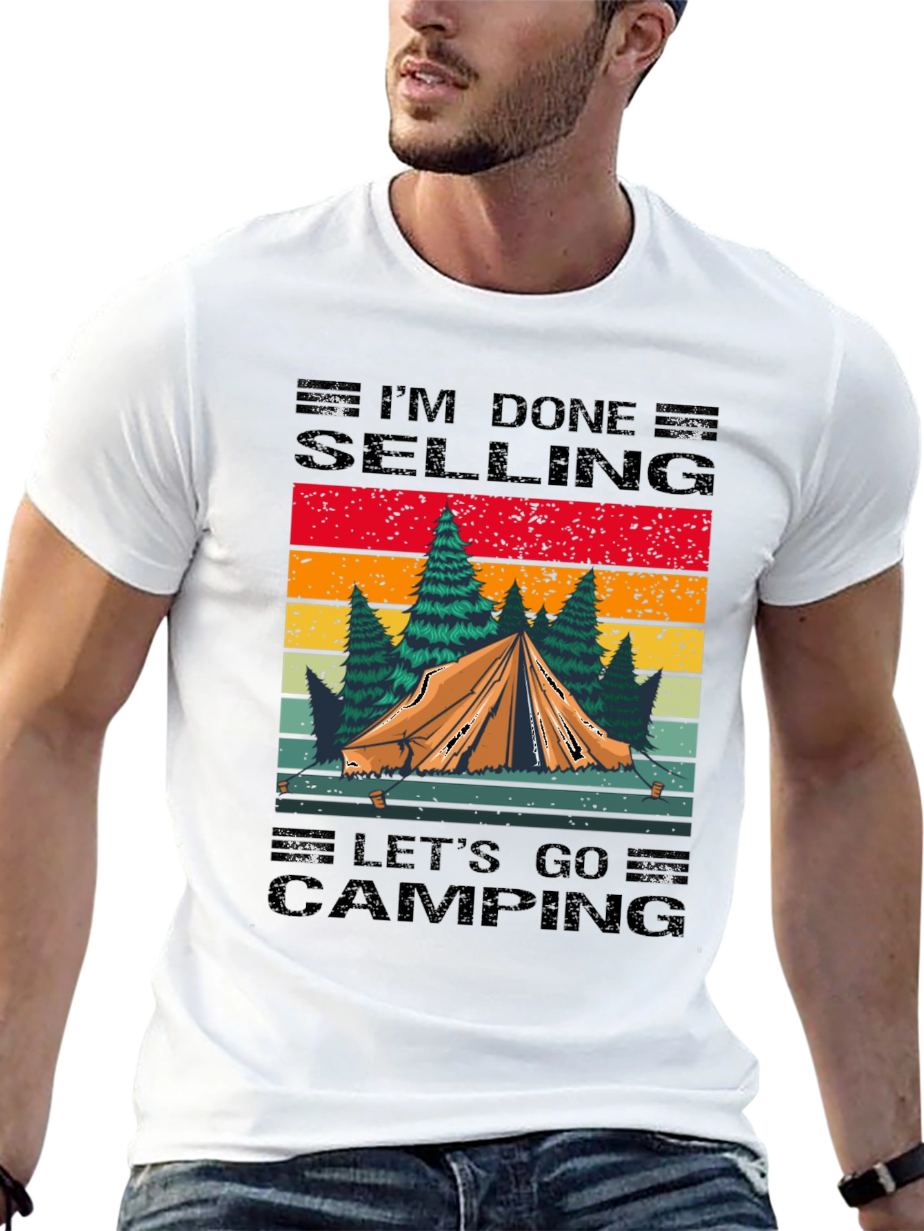 Camping T-Shirt: Im Done Selling Lets Go Camping!
