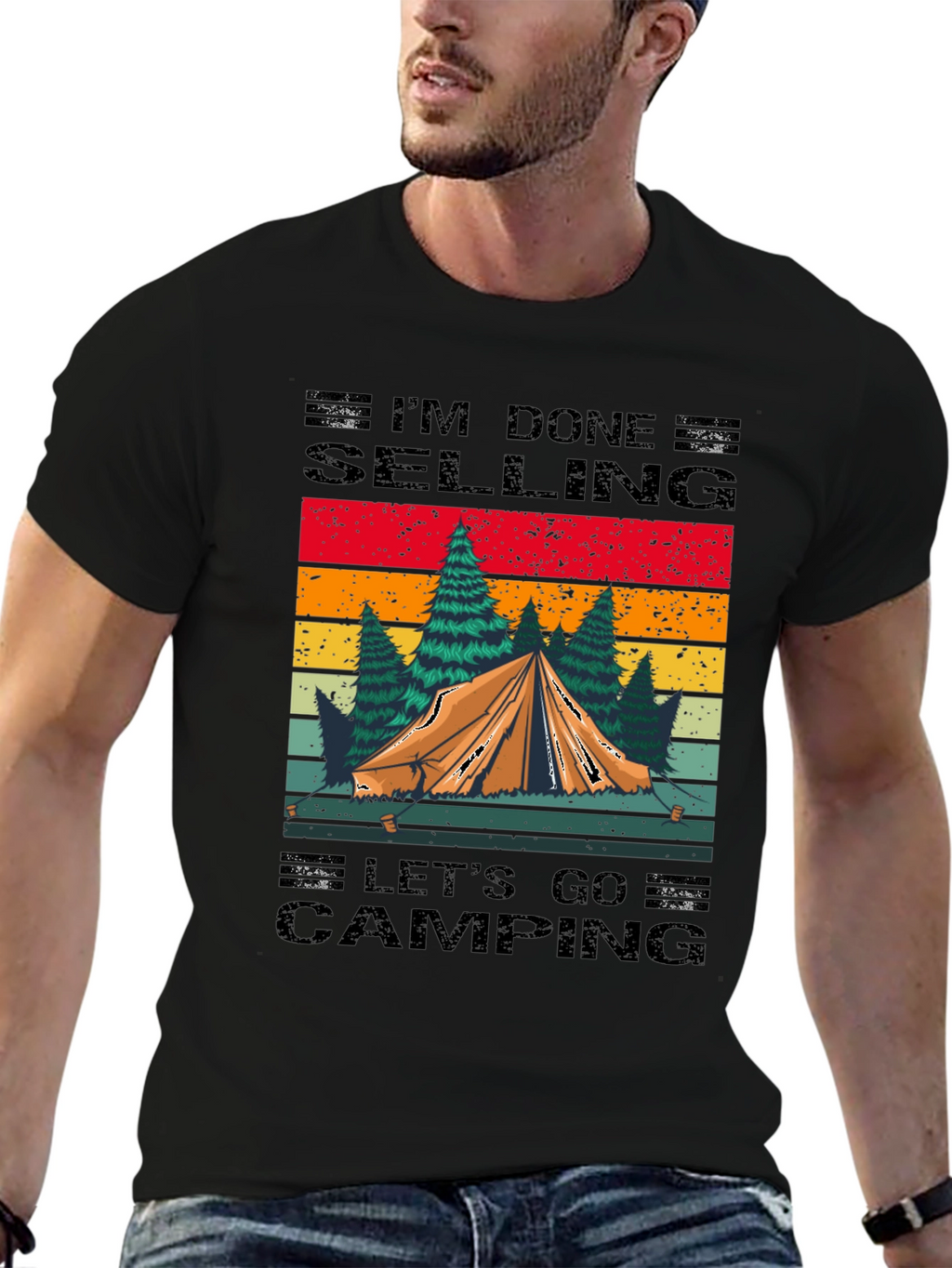 Camping T-Shirt: Im Done Selling Lets Go Camping!