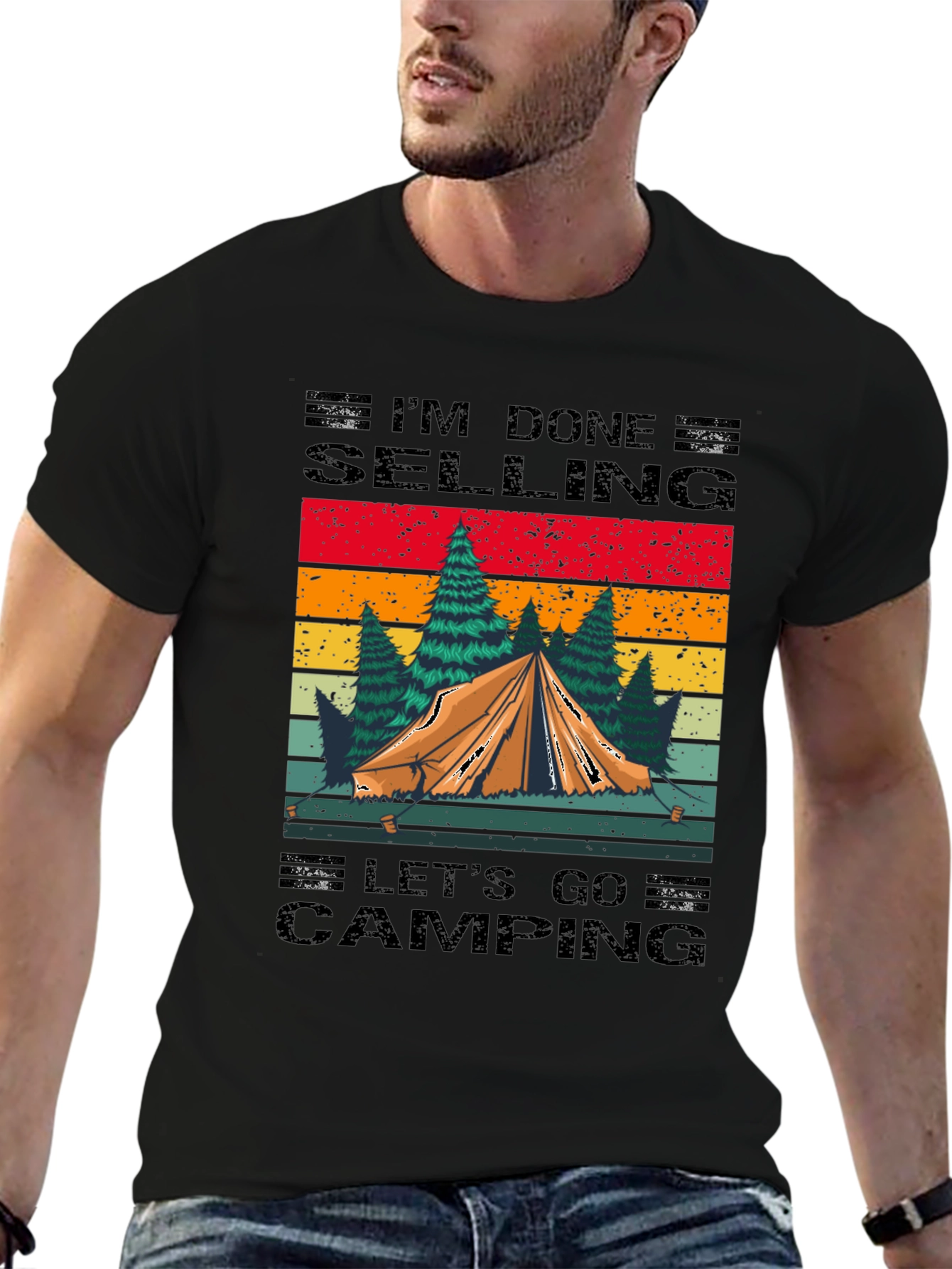 Camping T-Shirt: Im Done Selling Lets Go Camping!