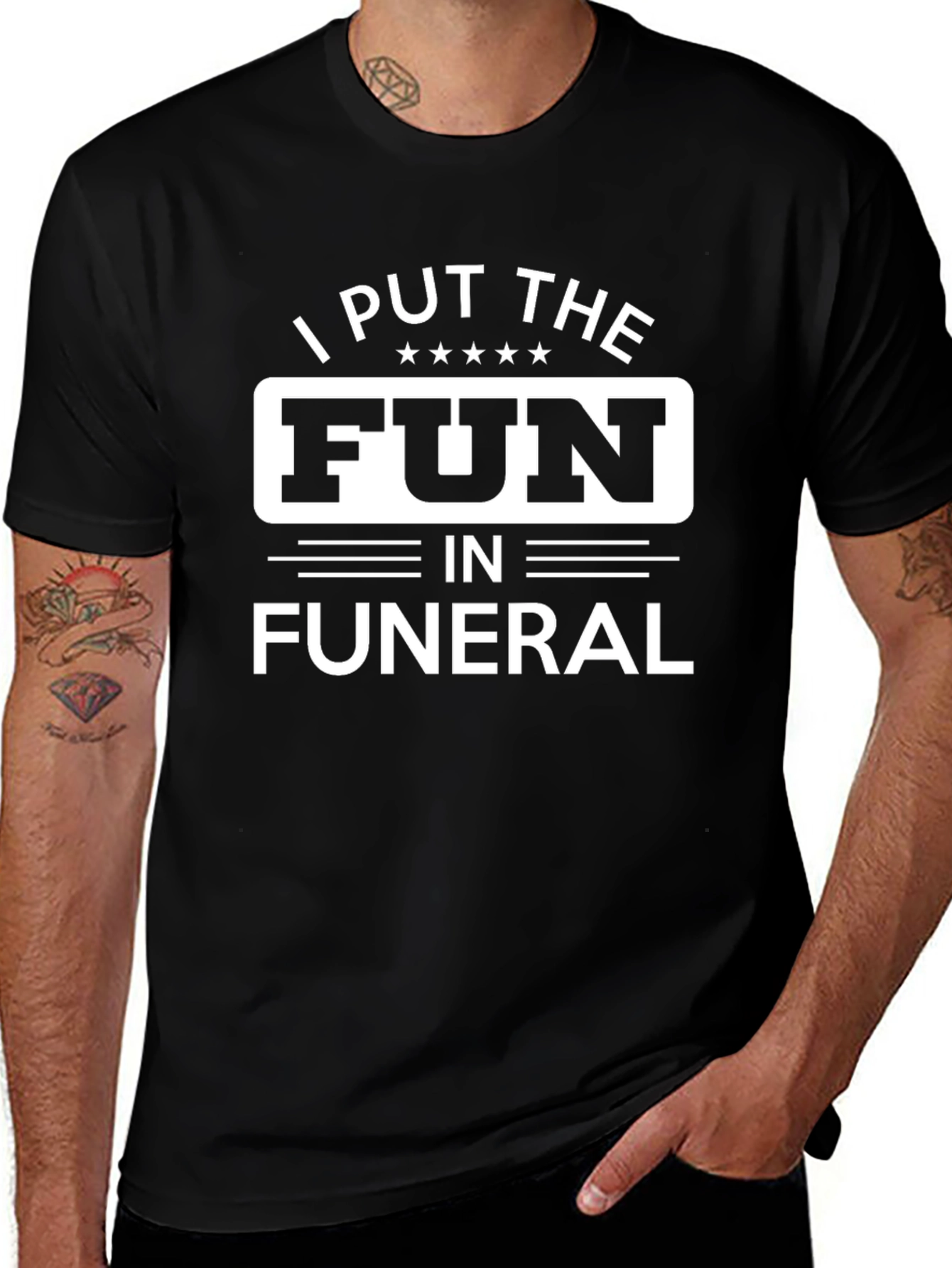 I Put the Fun in Funeral Graphic Tee