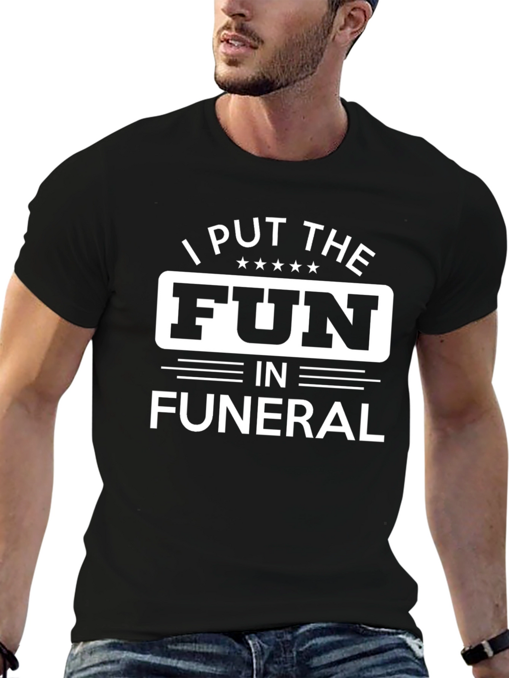 I Put the Fun in Funeral Graphic Tee