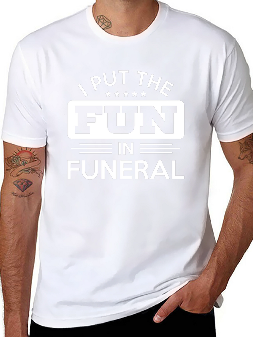 I Put the Fun in Funeral Graphic Tee