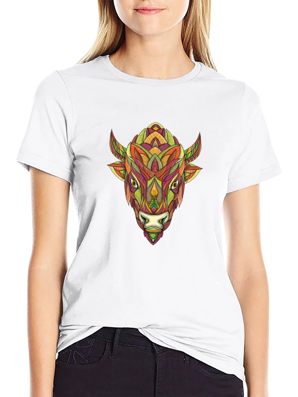 Bison Art Tee - Mens Graphic T-Shirt