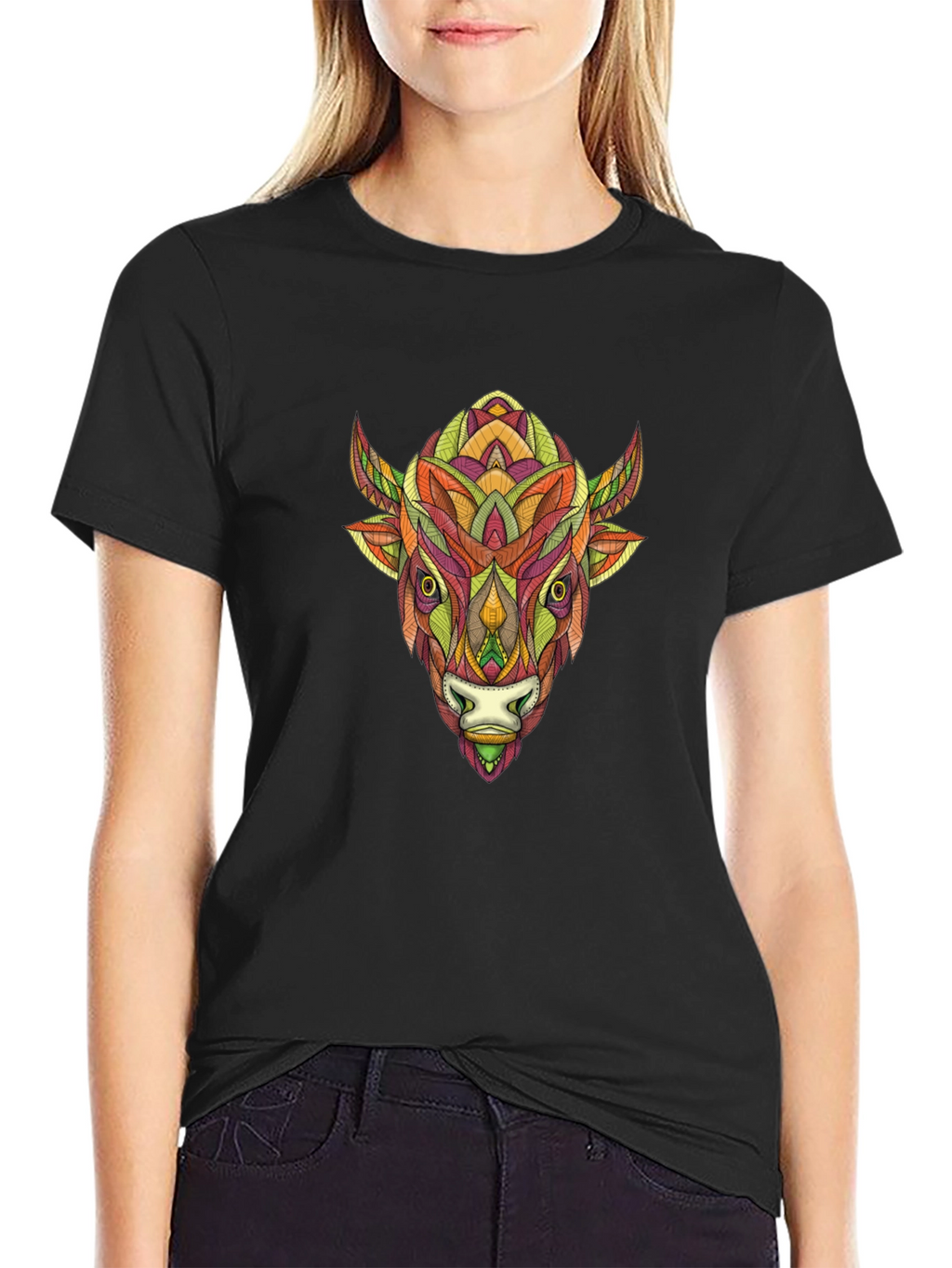 Bison Art Tee - Mens Graphic T-Shirt