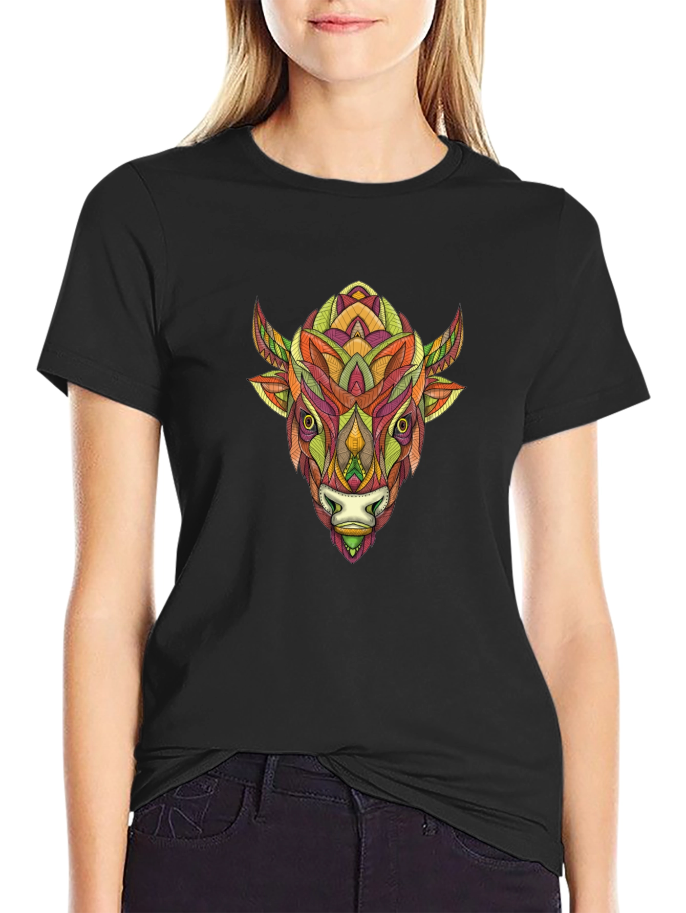 Bison Art Tee - Mens Graphic T-Shirt