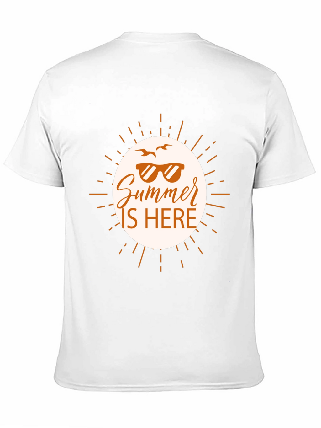 Summer Is Here Graphic Tee - Black Casual Shirt