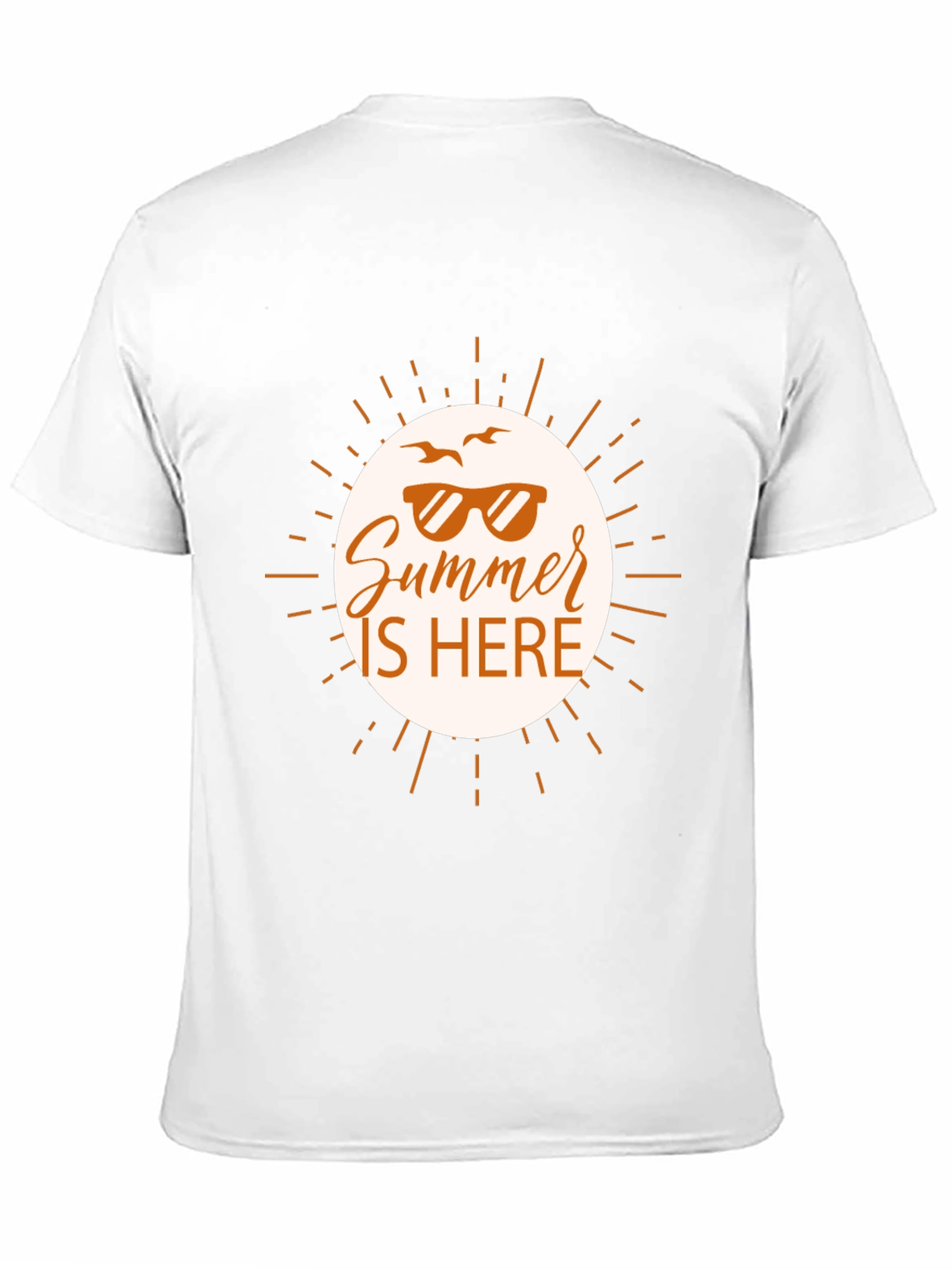 Summer Is Here Graphic Tee - Black Casual Shirt