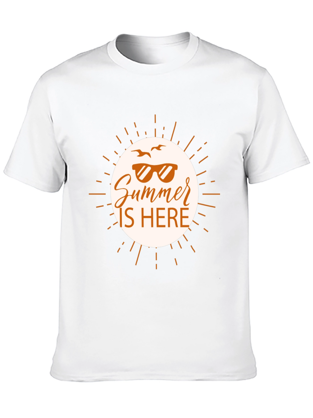 Summer Is Here Graphic Tee - Black Casual Shirt