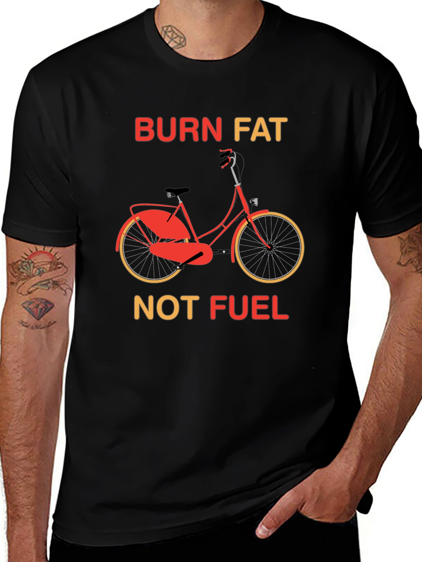 Burn Fat Not Fuel Graphic Tee