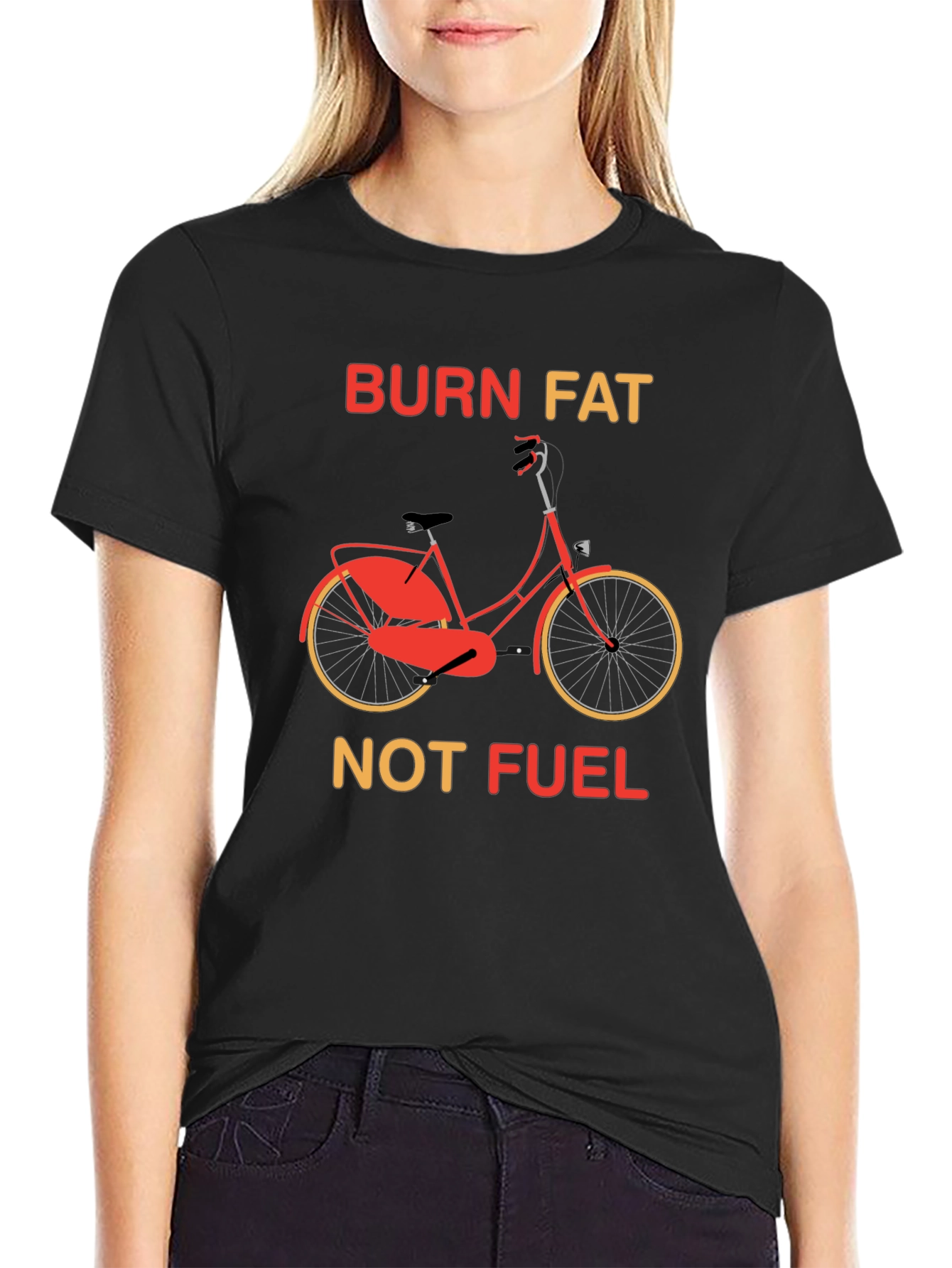 Burn Fat Not Fuel Graphic Tee