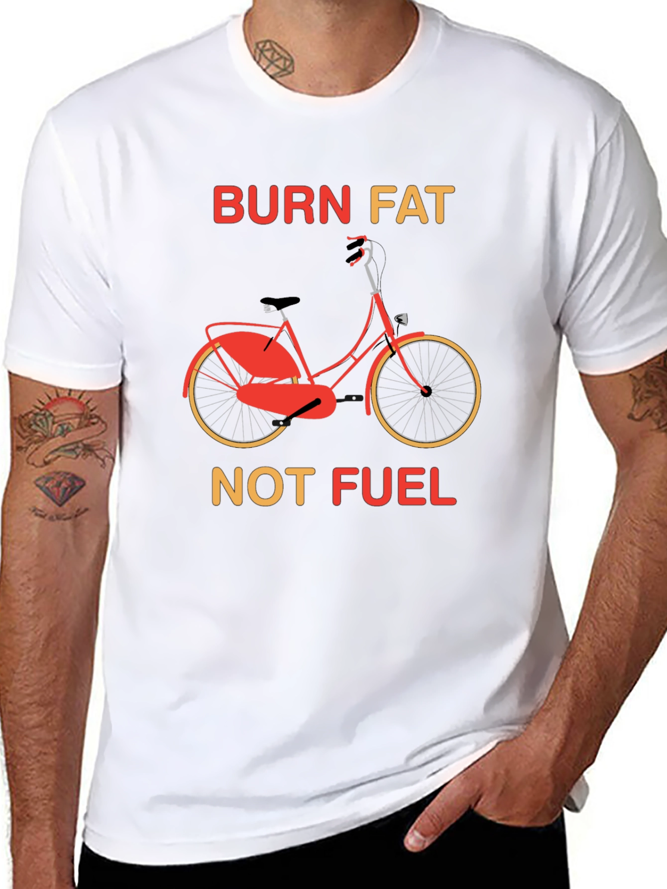 Burn Fat Not Fuel Graphic Tee