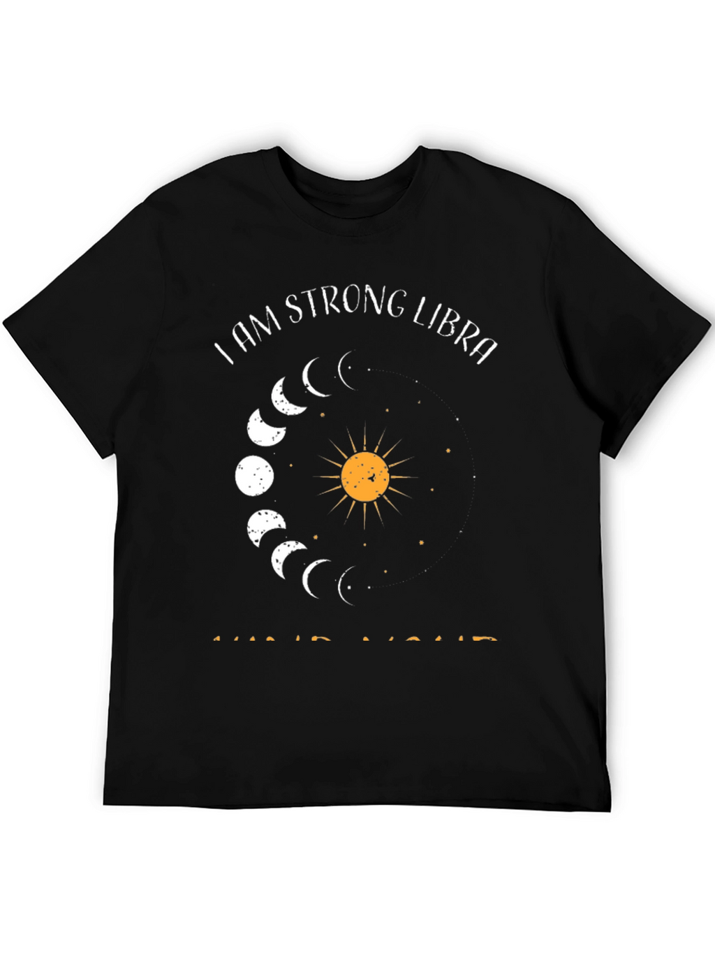 Strong Libra Moon Phase Graphic Tee