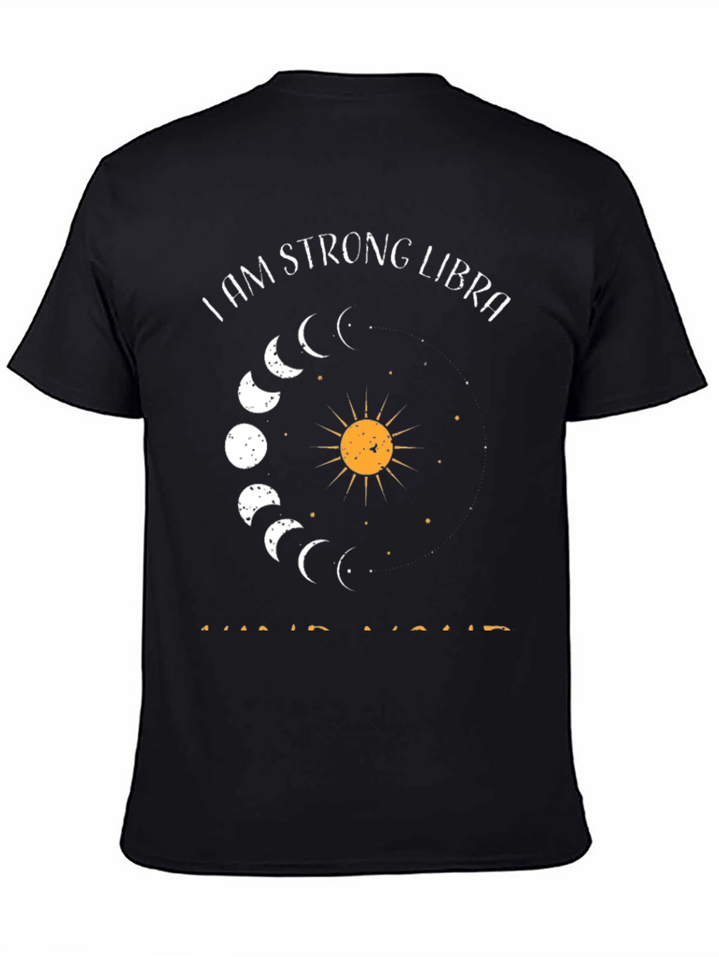 Strong Libra Moon Phase Graphic Tee