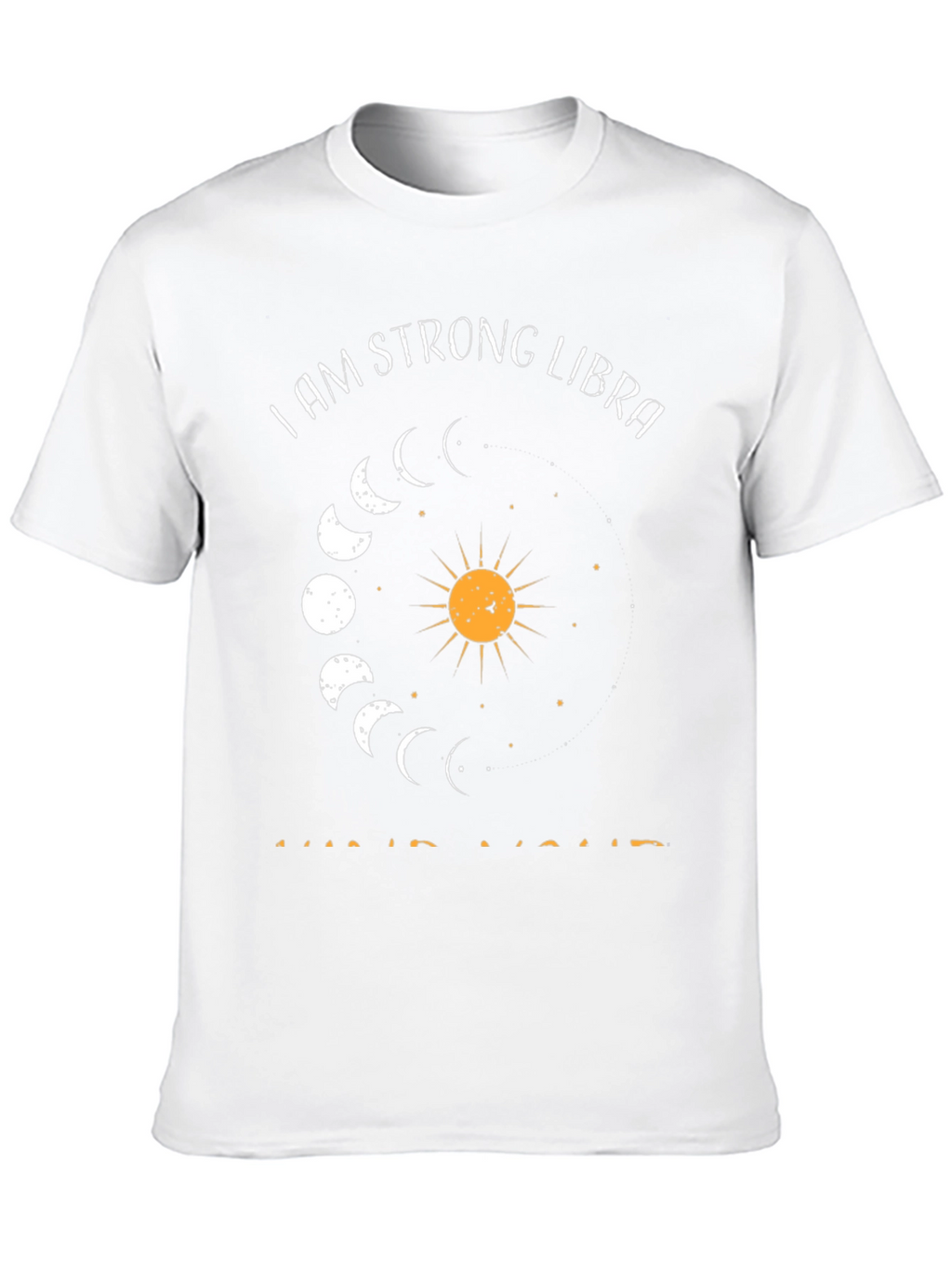 Strong Libra Moon Phase Graphic Tee