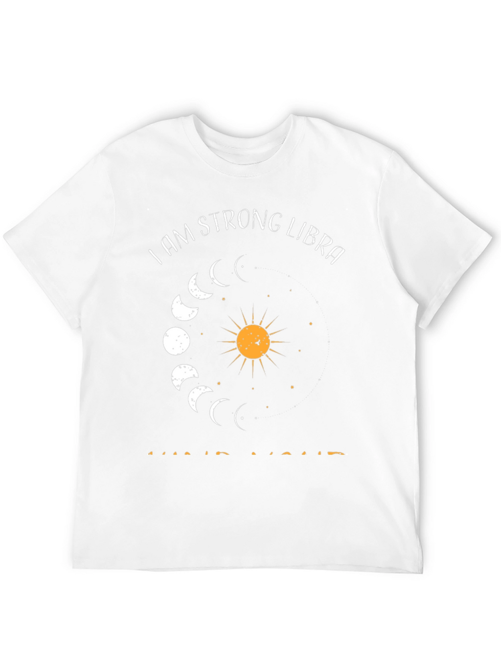 Strong Libra Moon Phase Graphic Tee