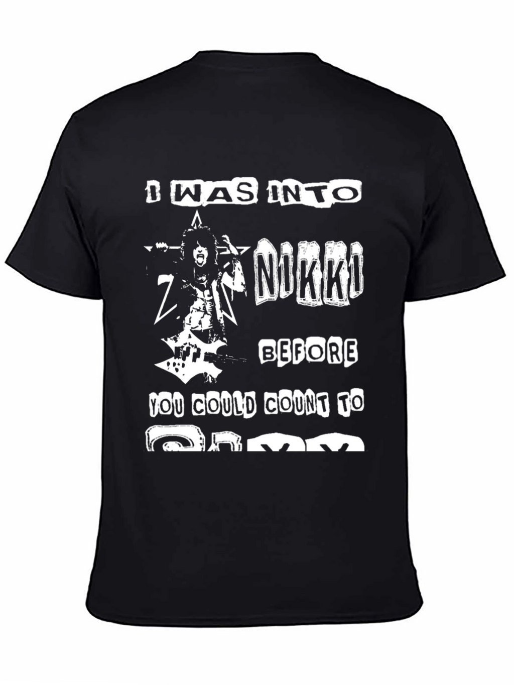 Nikki Sixx T-Shirt - Motley Crue Band Tee