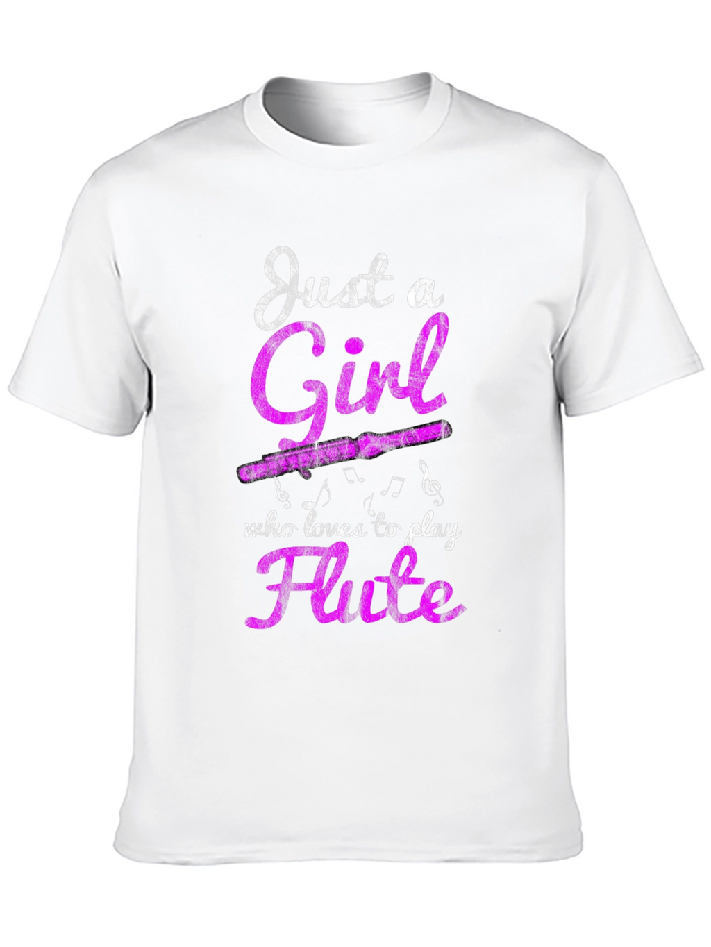 Just a Girl Who Loves Flute T-Shirt