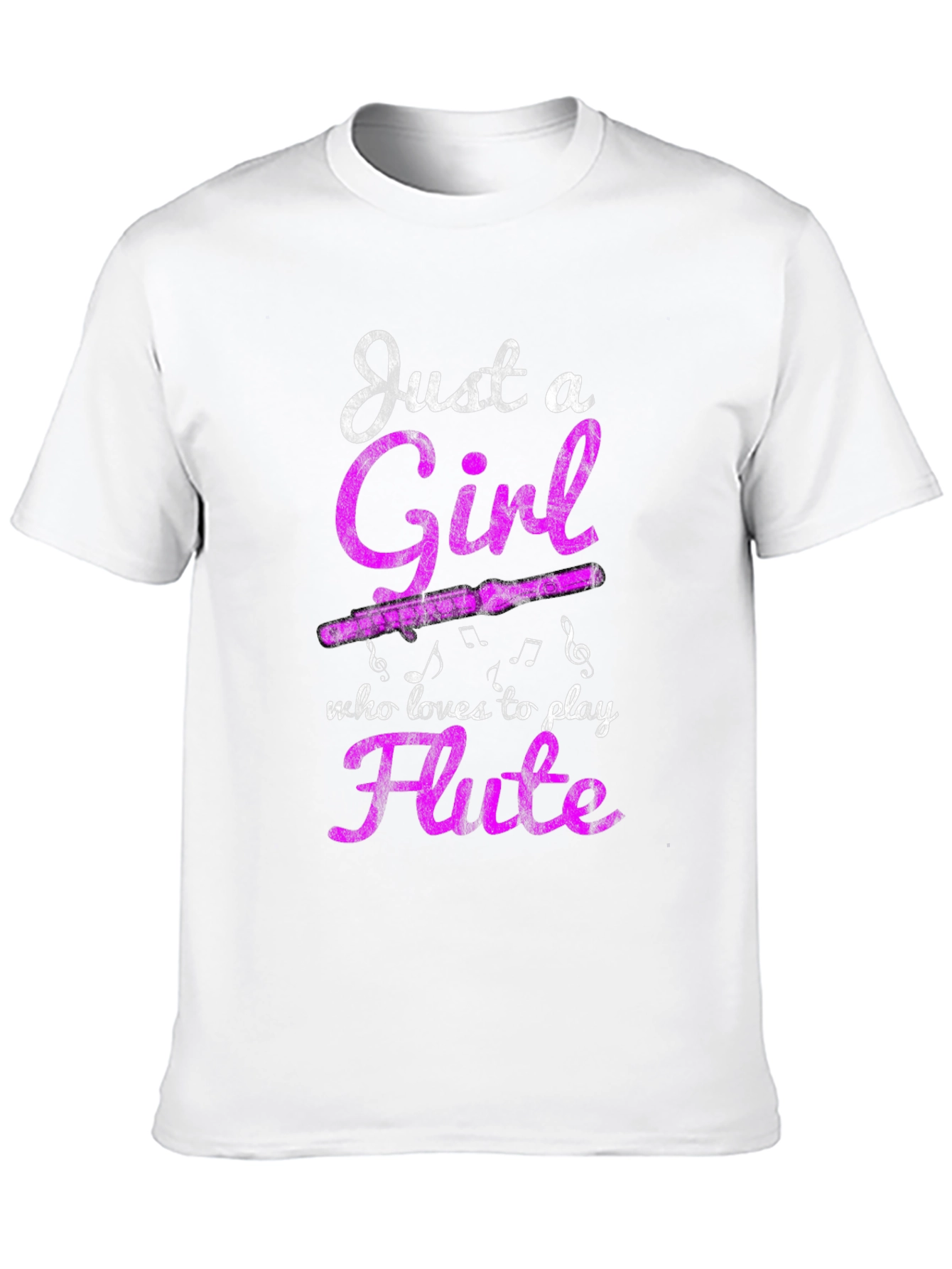 Just a Girl Who Loves Flute T-Shirt