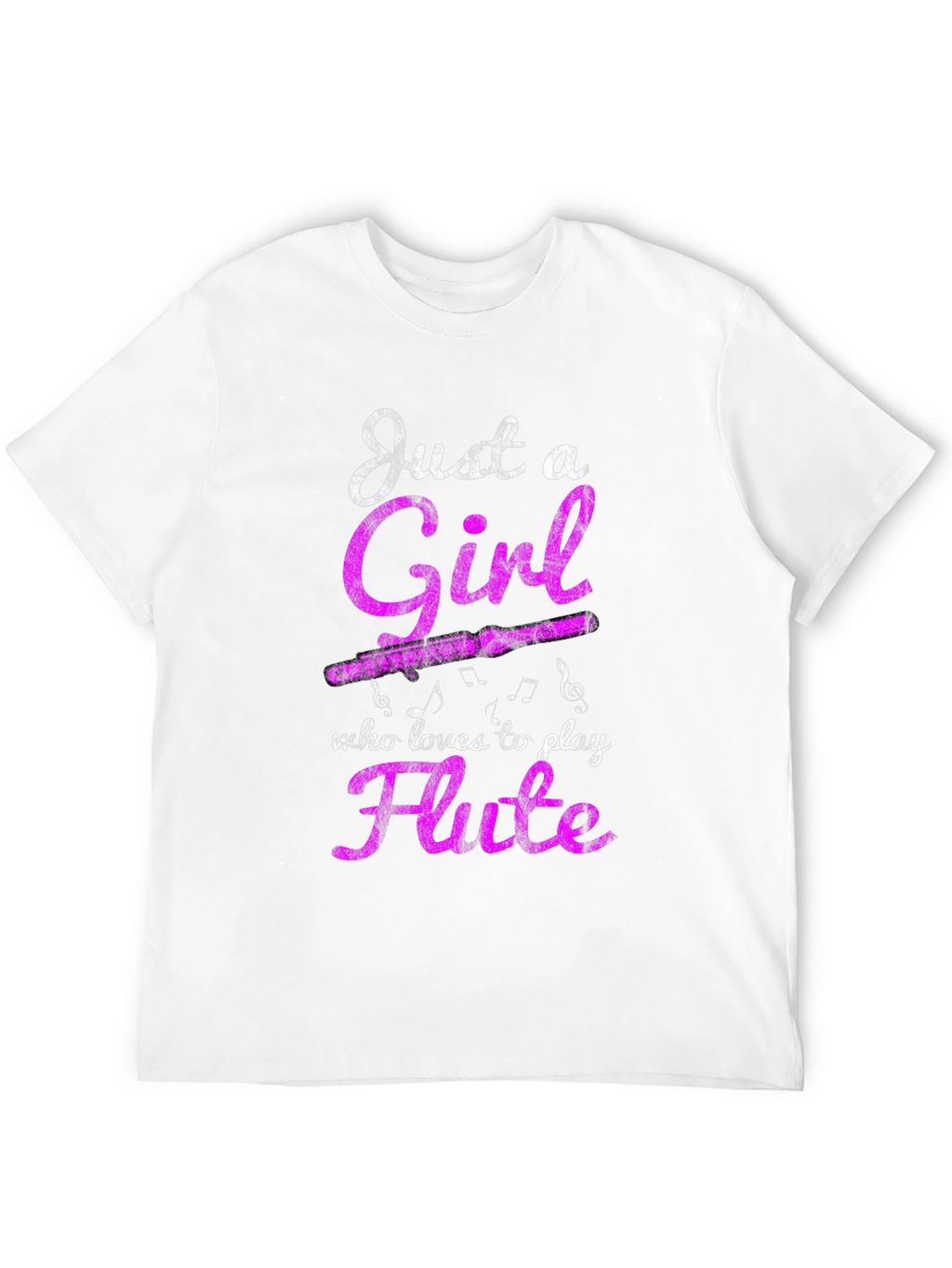 Just a Girl Who Loves Flute T-Shirt