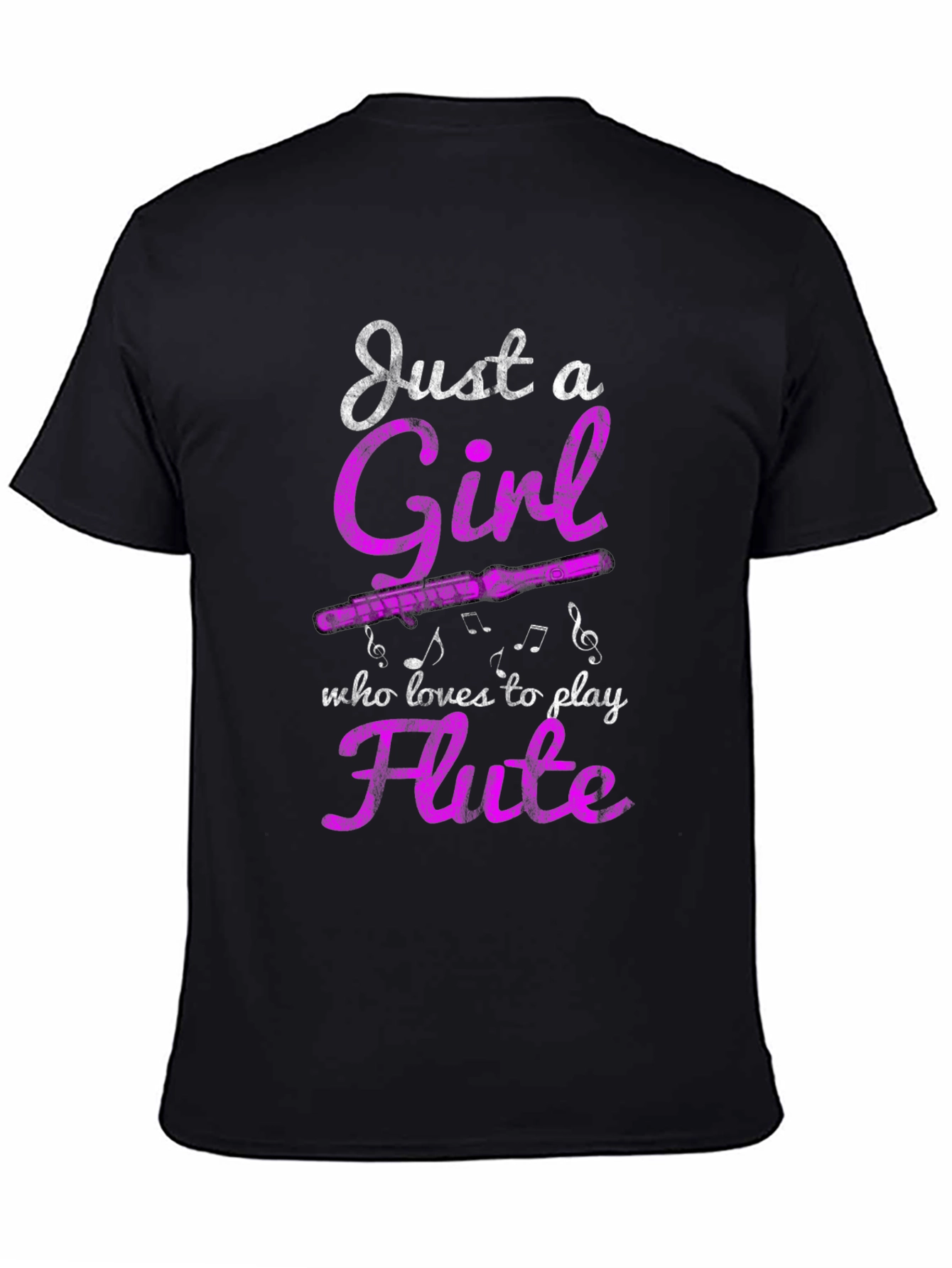 Just a Girl Who Loves Flute T-Shirt