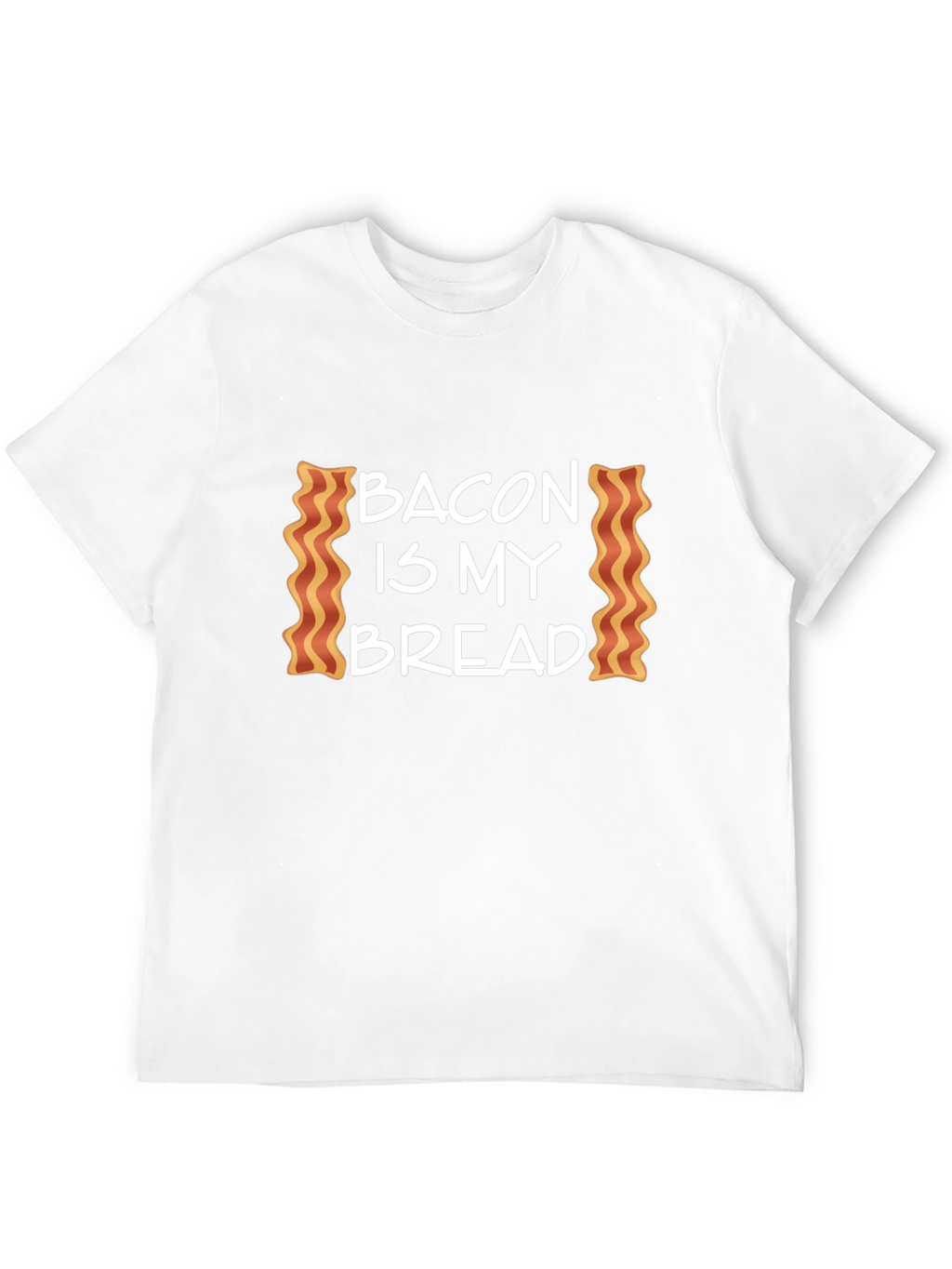 Bacon is My Bread Graphic Tee - Black T-Shirt
