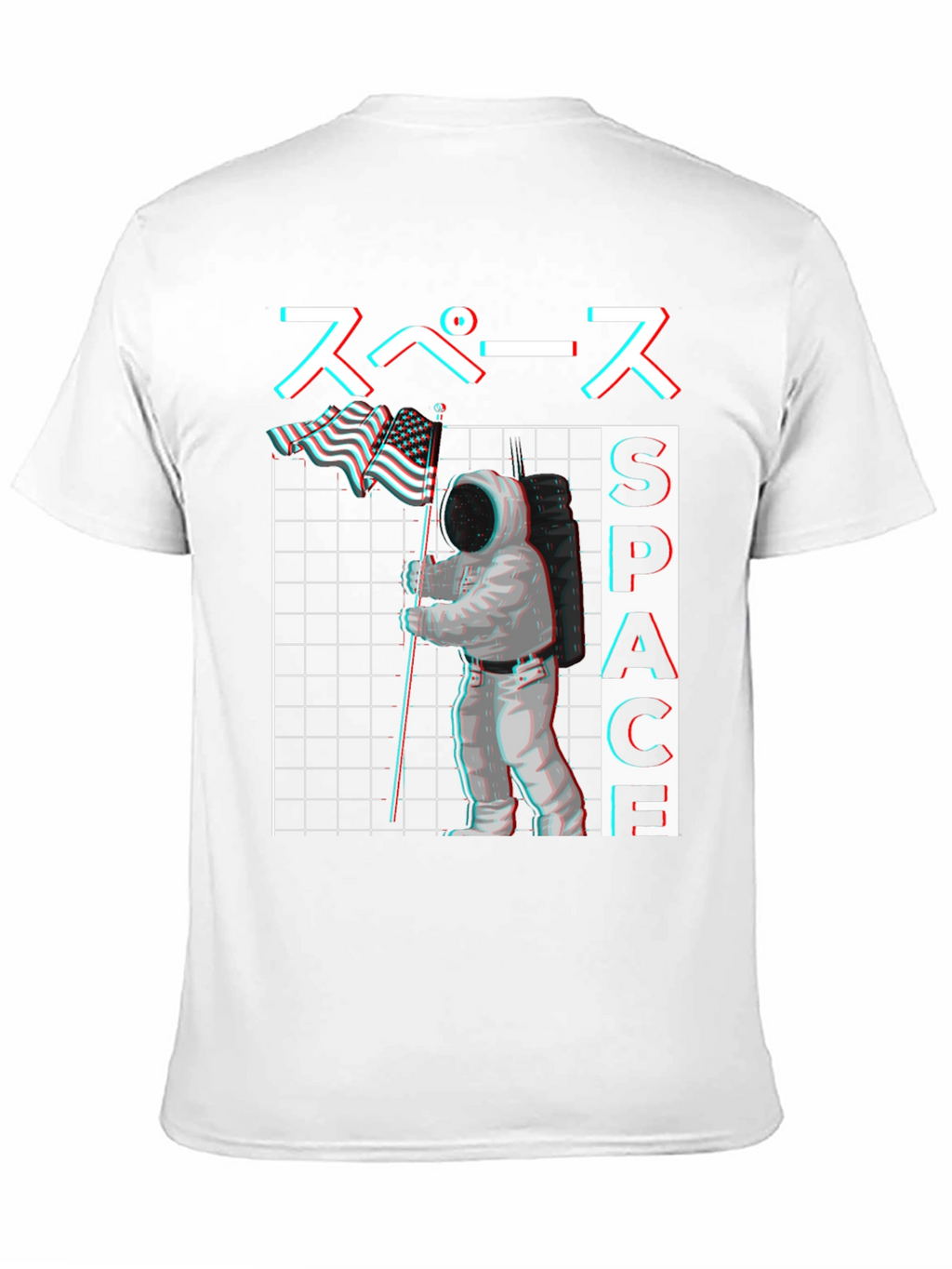 Space Astronaut Graphic Tee - Black