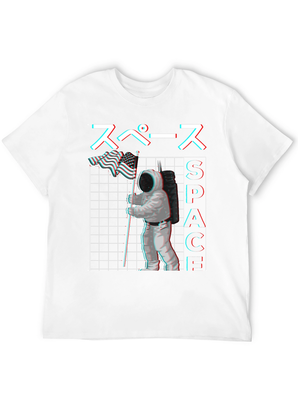 Space Astronaut Graphic Tee - Black