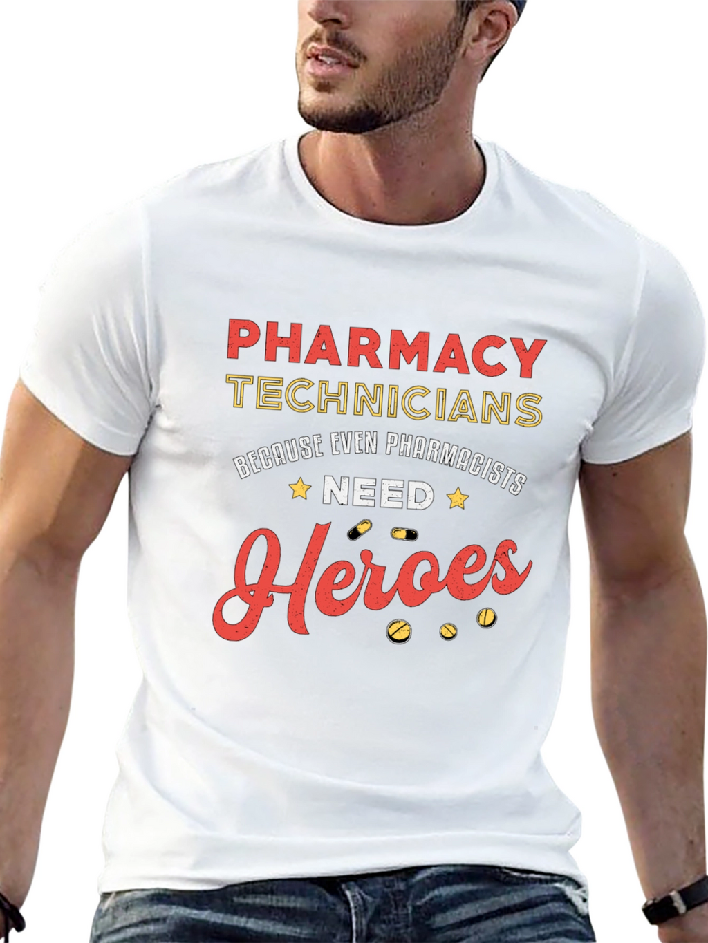 Pharmacy Technicians Heroes T-Shirt - Essential Workers Tee