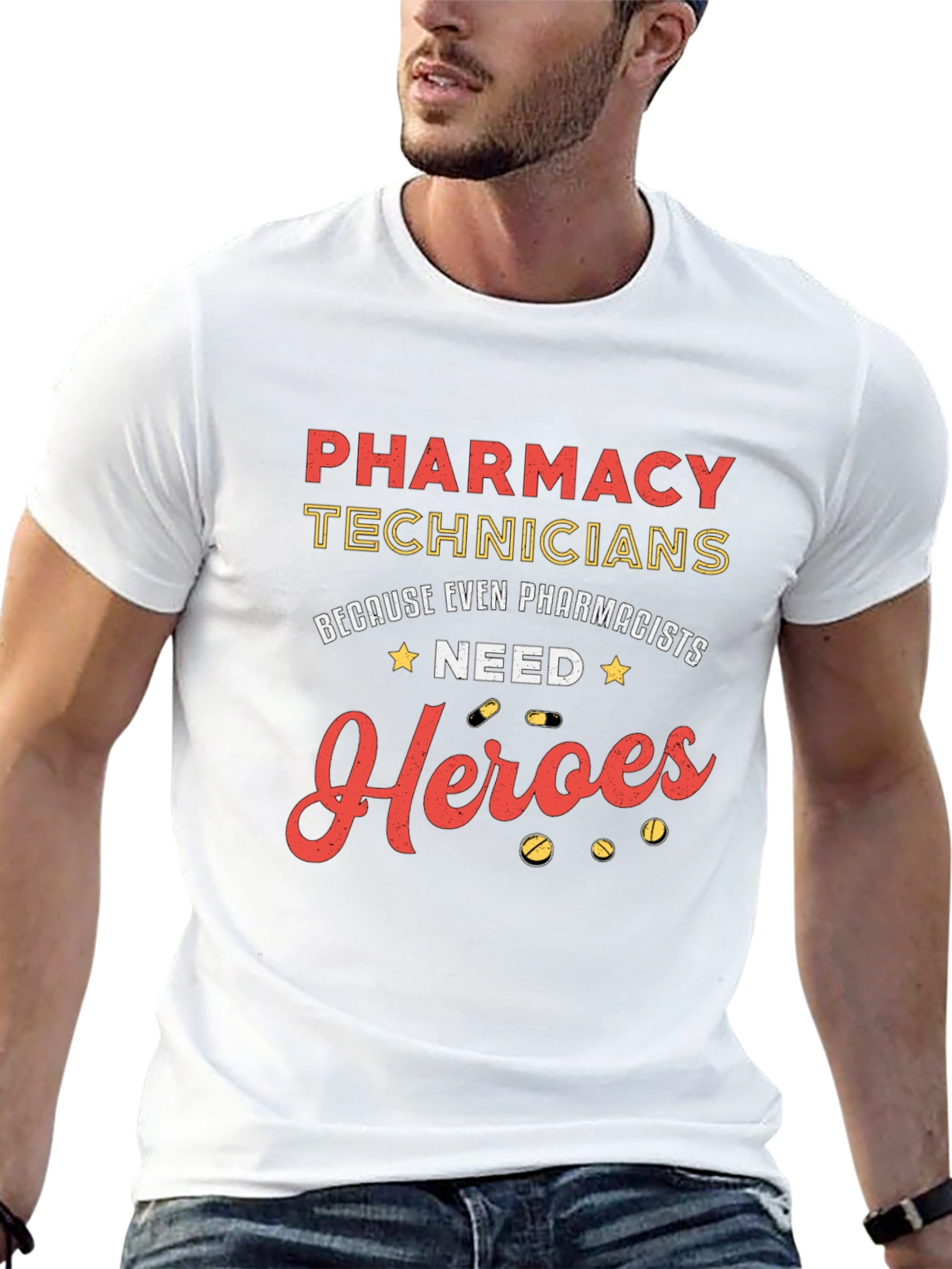 Pharmacy Technicians Heroes T-Shirt - Essential Workers Tee