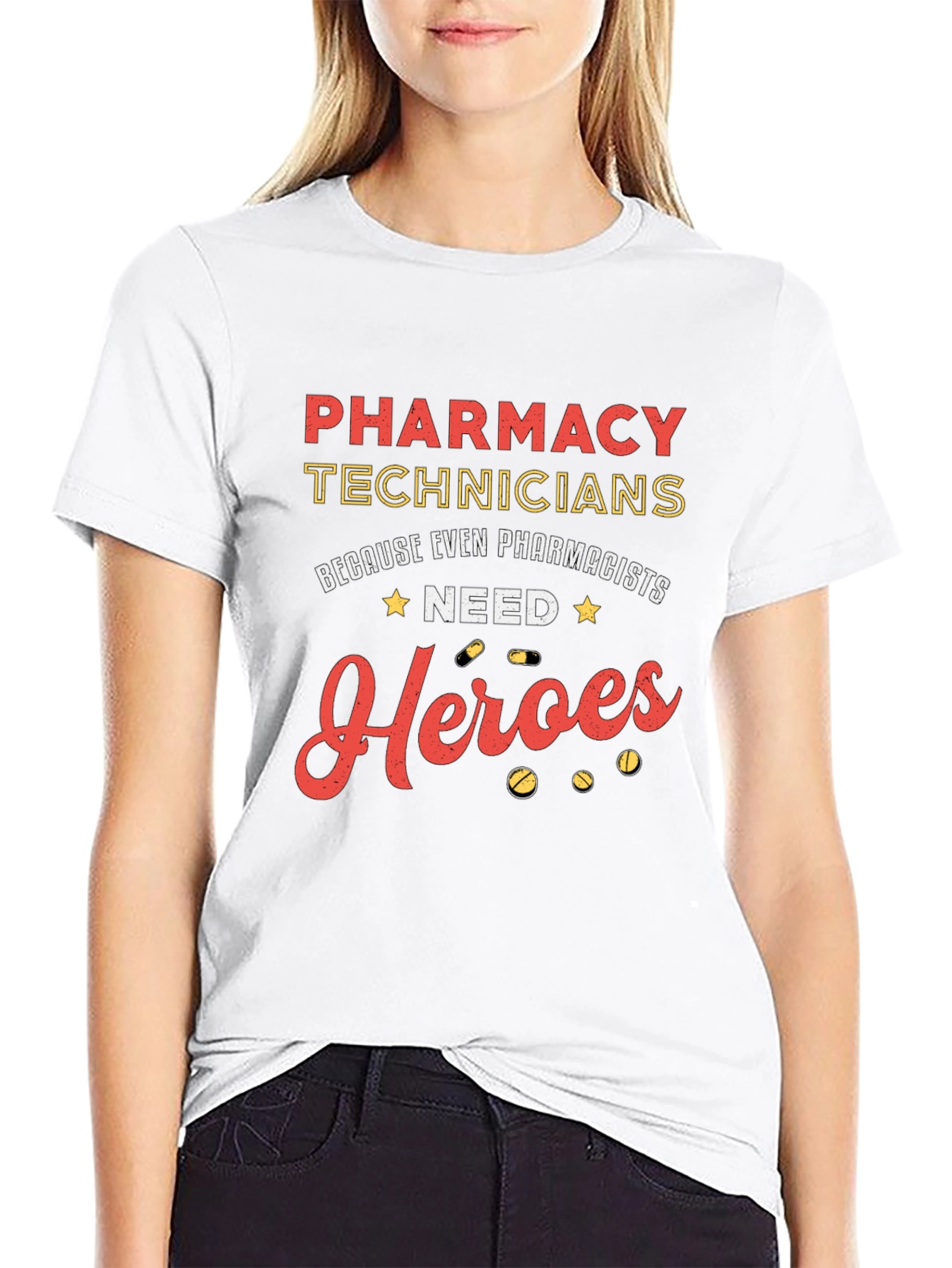 Pharmacy Technicians Heroes T-Shirt - Essential Workers Tee