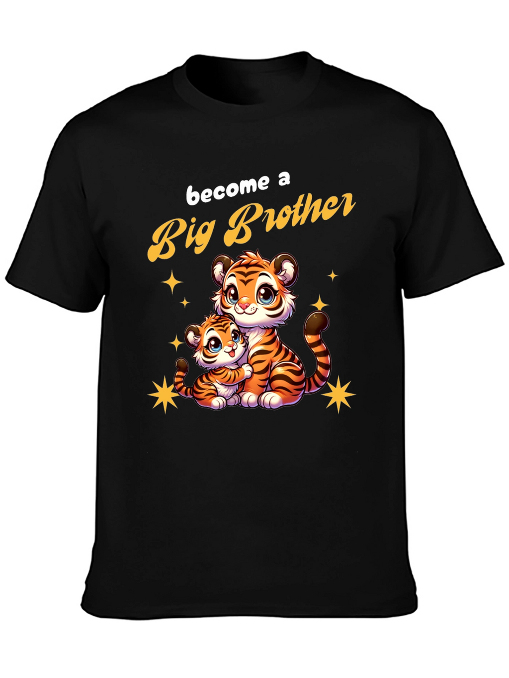 Big Brother Tiger T-Shirt: New Baby Gift!