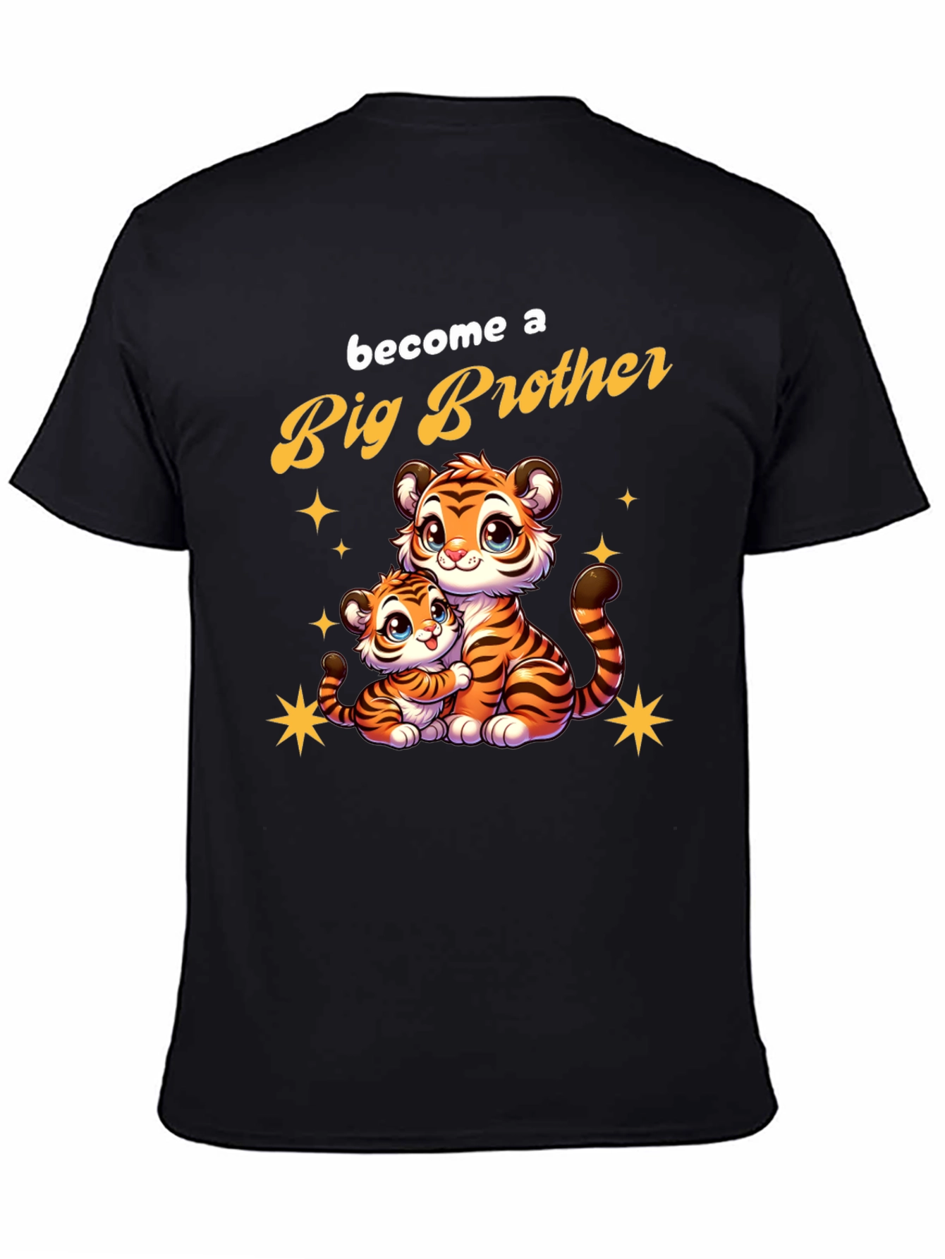 Big Brother Tiger T-Shirt: New Baby Gift!