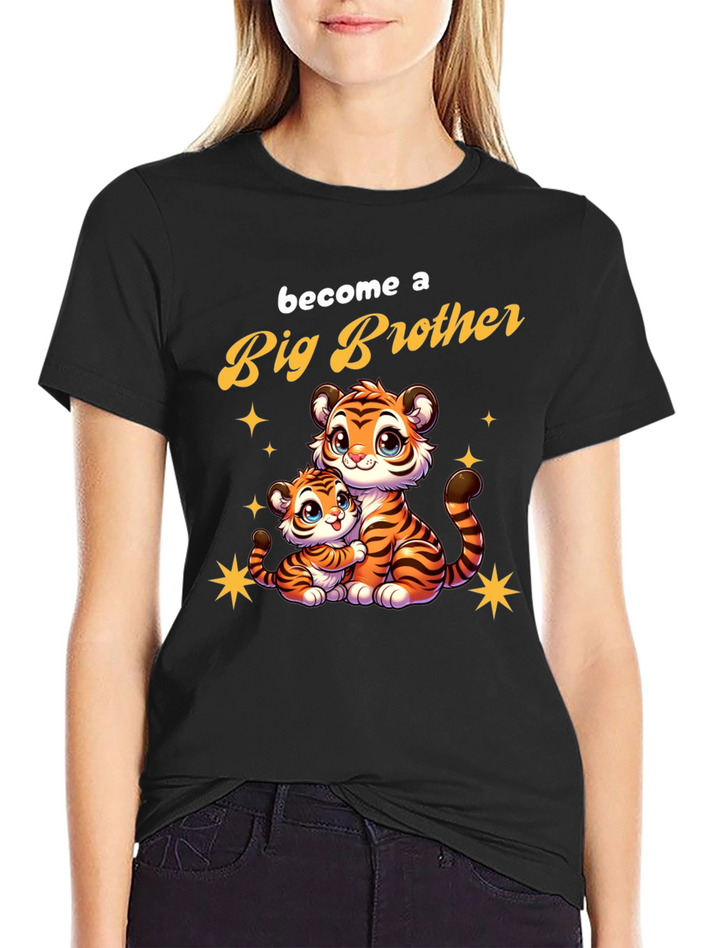 Big Brother Tiger T-Shirt: New Baby Gift!