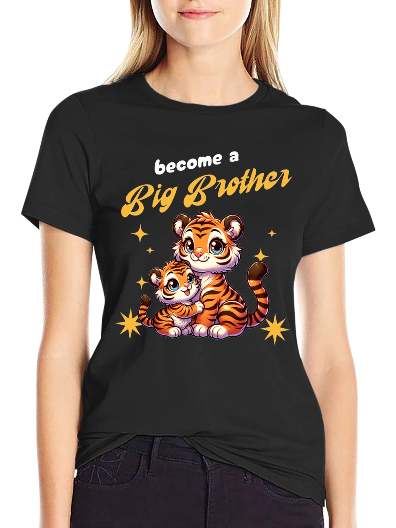 Big Brother Tiger T-Shirt: New Baby Gift!