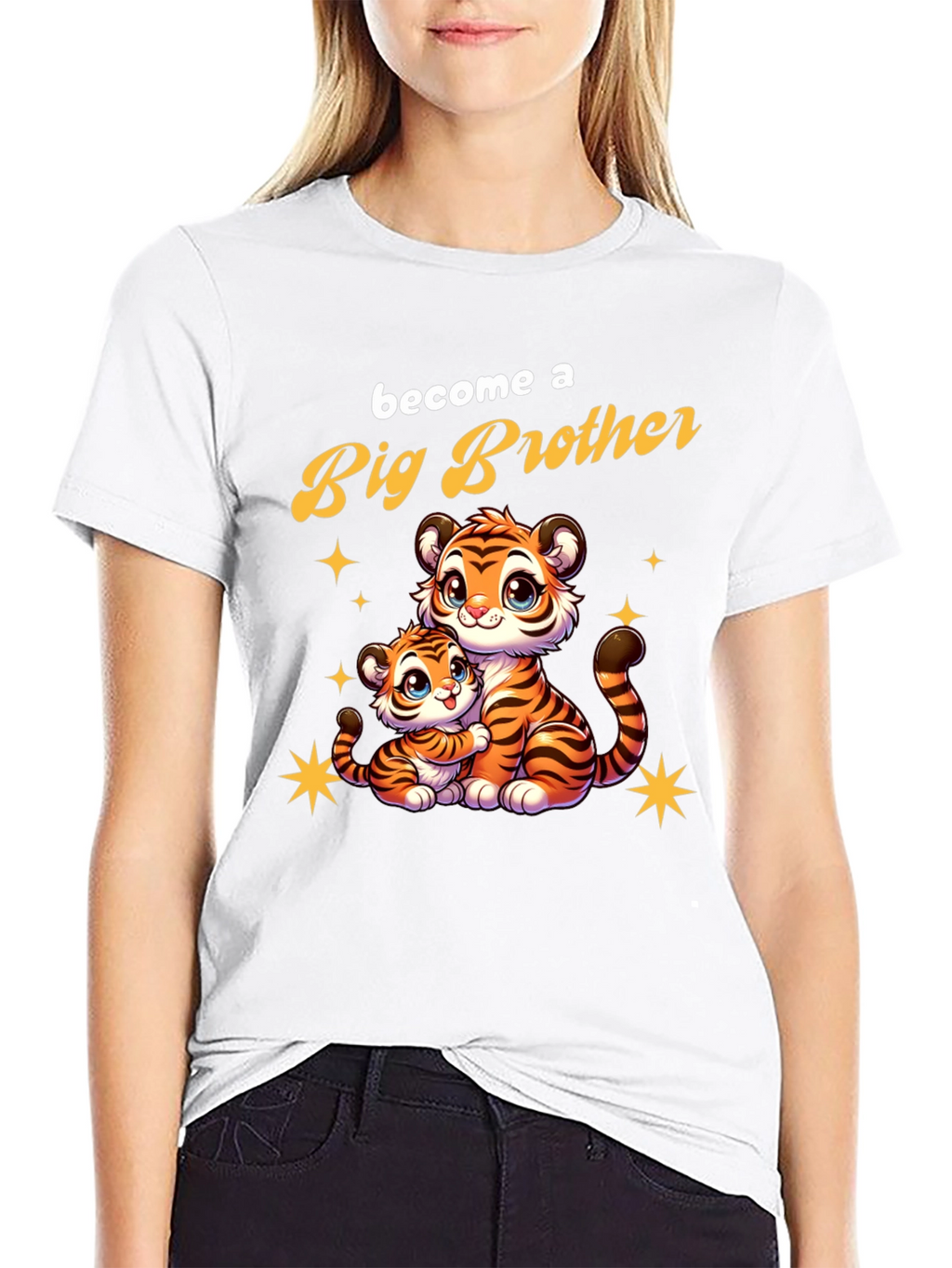 Big Brother Tiger T-Shirt: New Baby Gift!