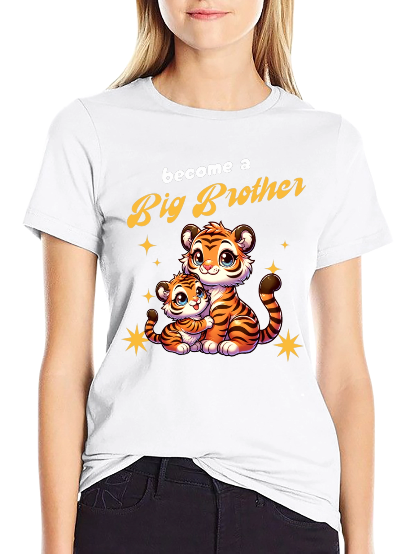 Big Brother Tiger T-Shirt: New Baby Gift!