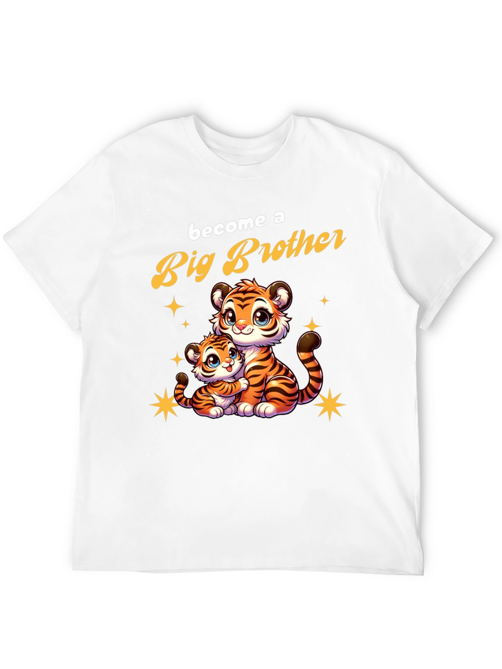 Big Brother Tiger T-Shirt: New Baby Gift!