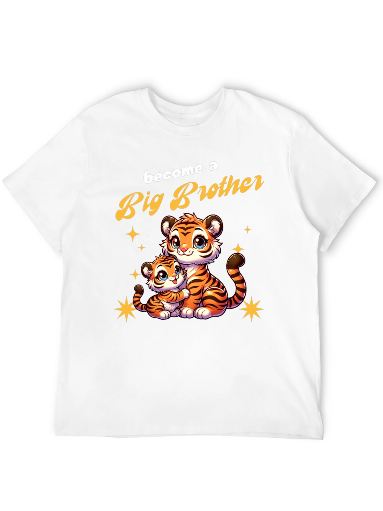 Big Brother Tiger T-Shirt: New Baby Gift!