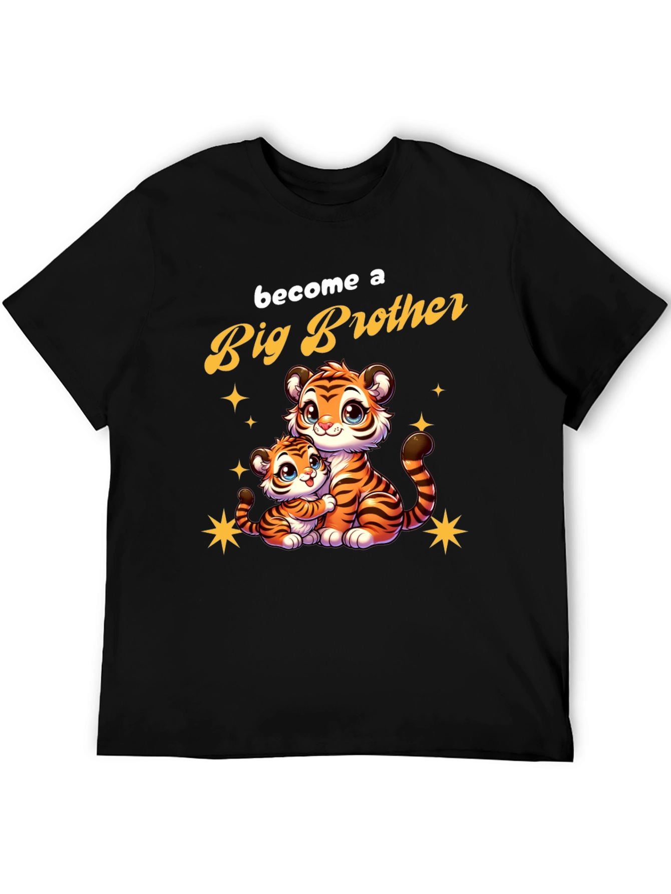 Big Brother Tiger T-Shirt: New Baby Gift!