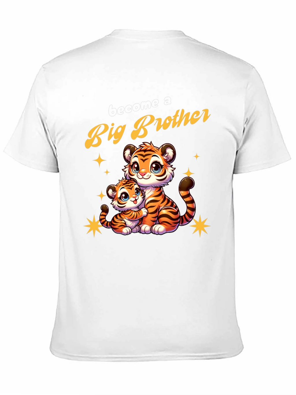 Big Brother Tiger T-Shirt: New Baby Gift!