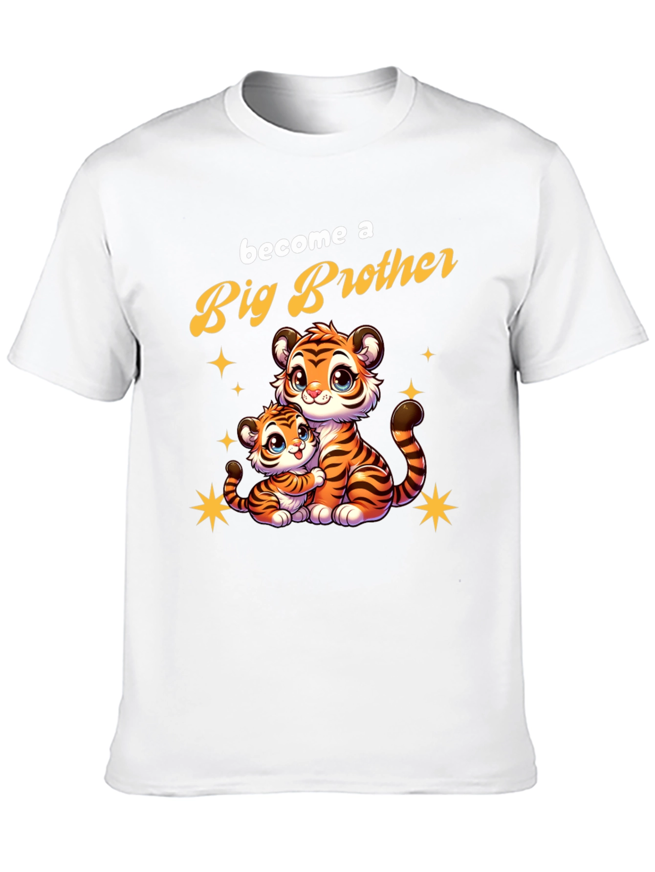 Big Brother Tiger T-Shirt: New Baby Gift!