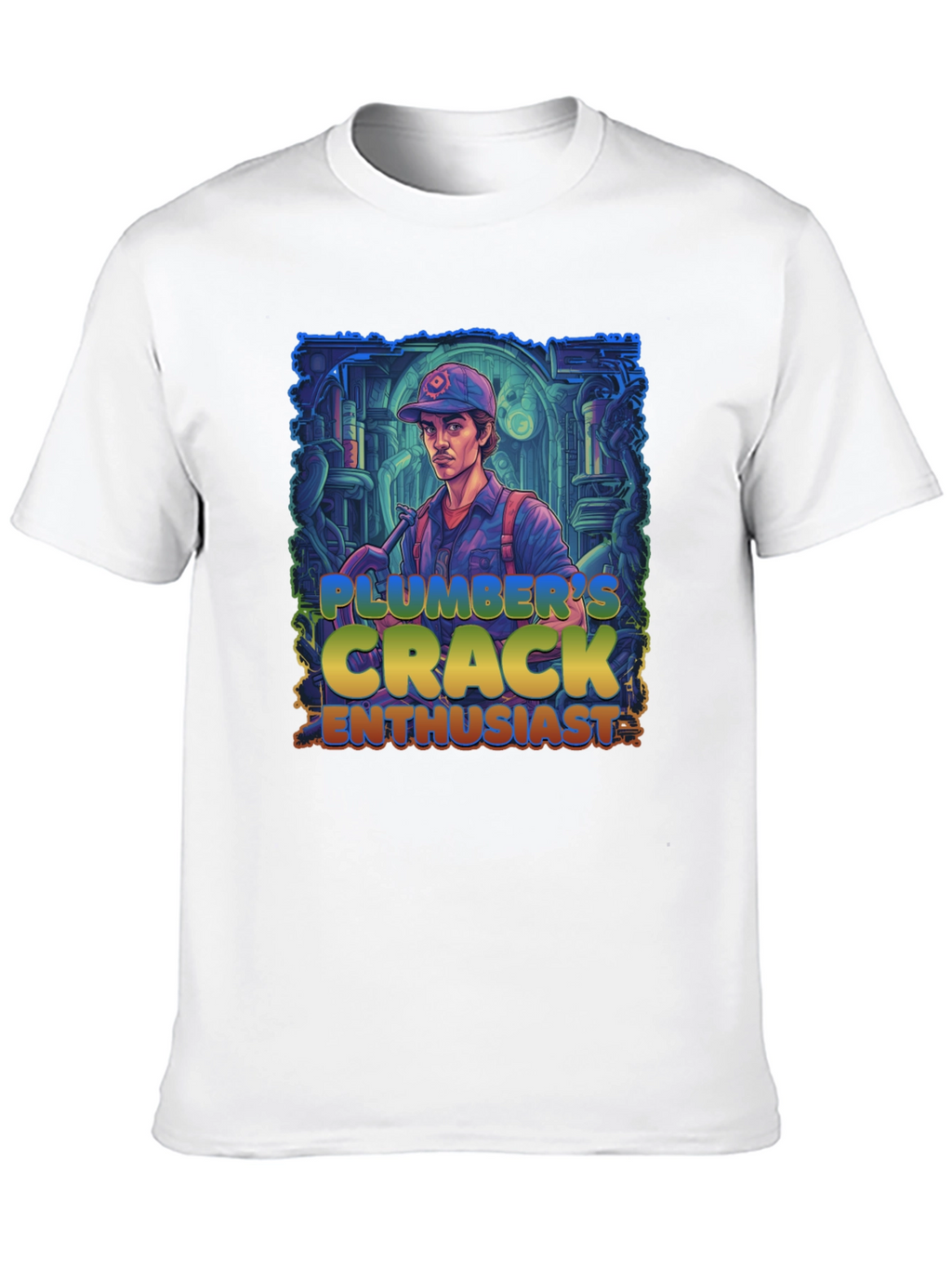 Plumbers Crack Enthusiast Graphic Tee