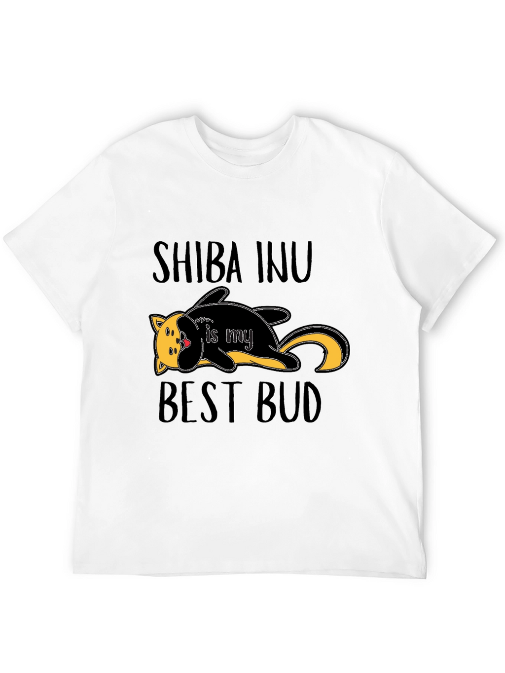Shiba Inu Best Bud T-Shirt – Cute Dog Lover Graphic Tee