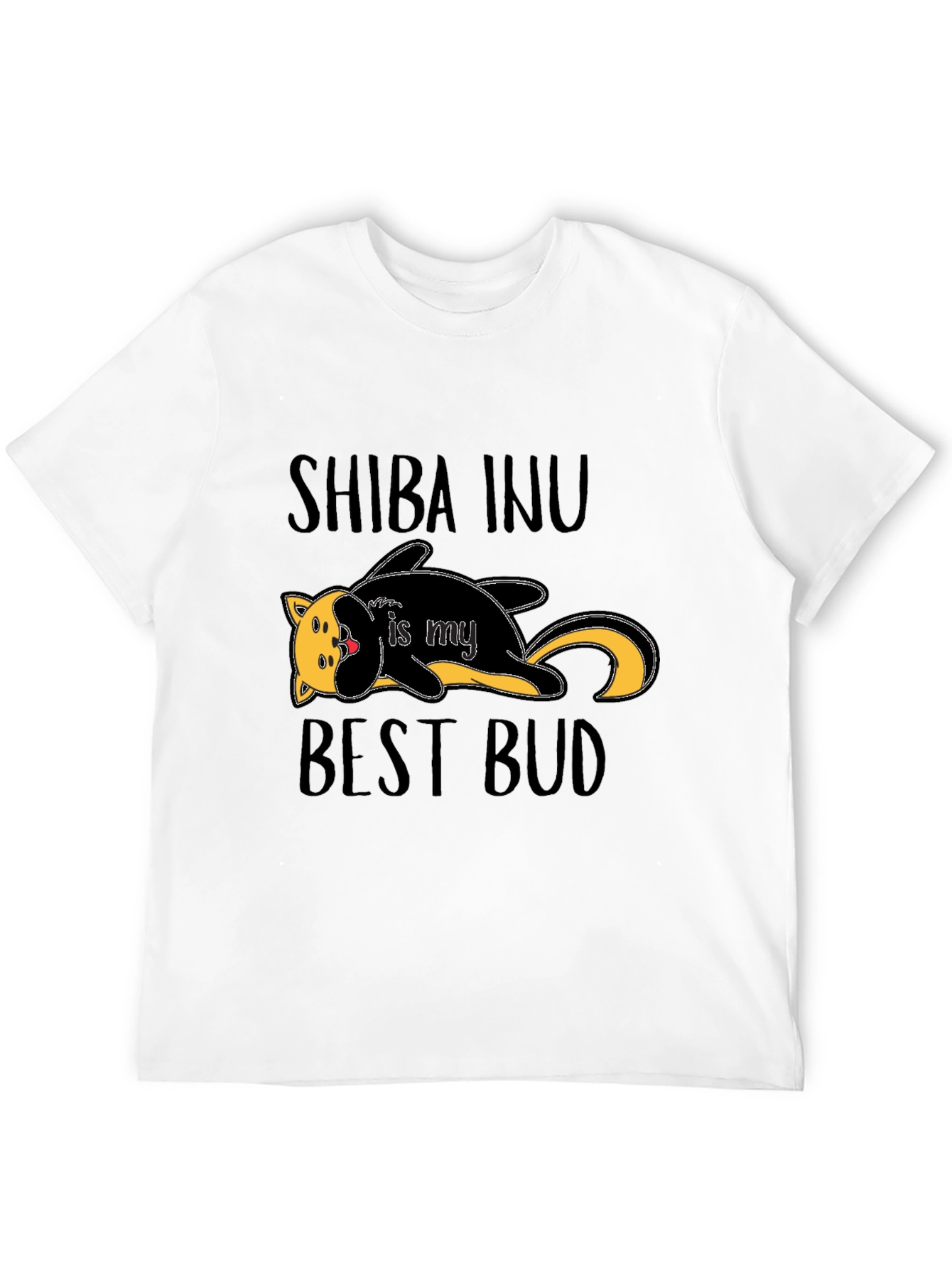 Shiba Inu Best Bud T-Shirt – Cute Dog Lover Graphic Tee