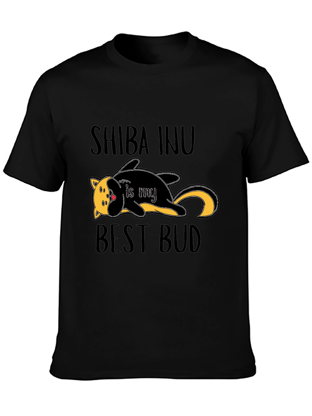 Shiba Inu Best Bud T-Shirt – Cute Dog Lover Graphic Tee