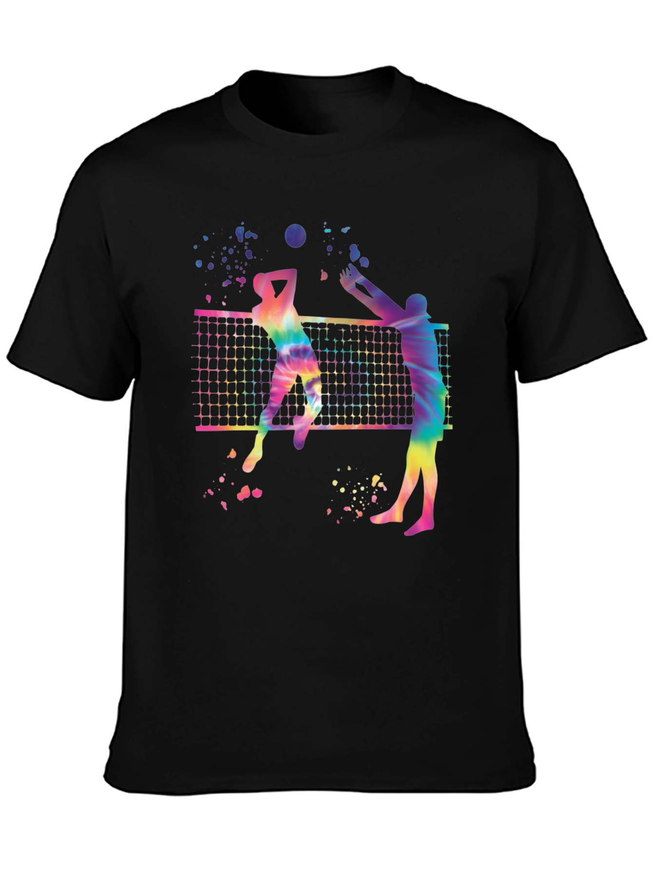 Tie-Dye Volleyball Graphic Tee